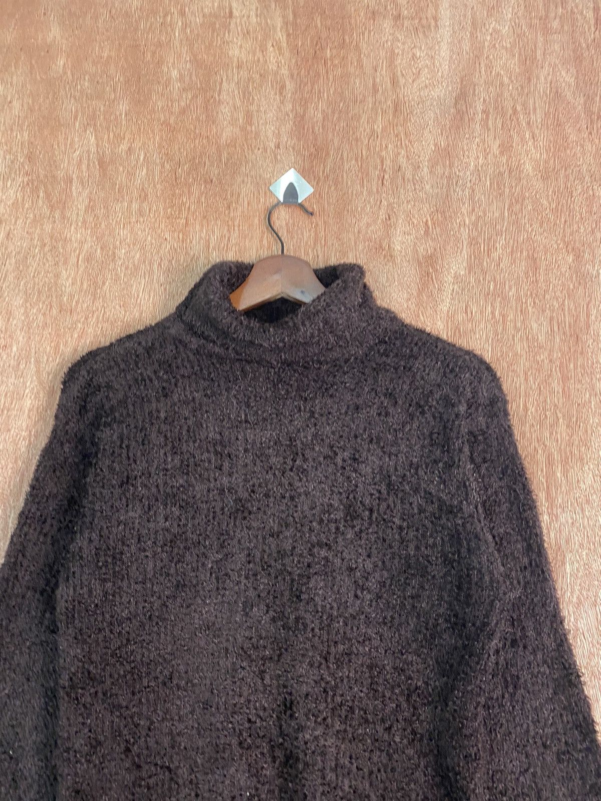 Homespun Knitwear × Japanese Brand DL Japanese Brand Maroon Shaggy Fur Mohair Knitwear #B617 Size US M / EU 48-50 / 2 - 2 Thumbnail