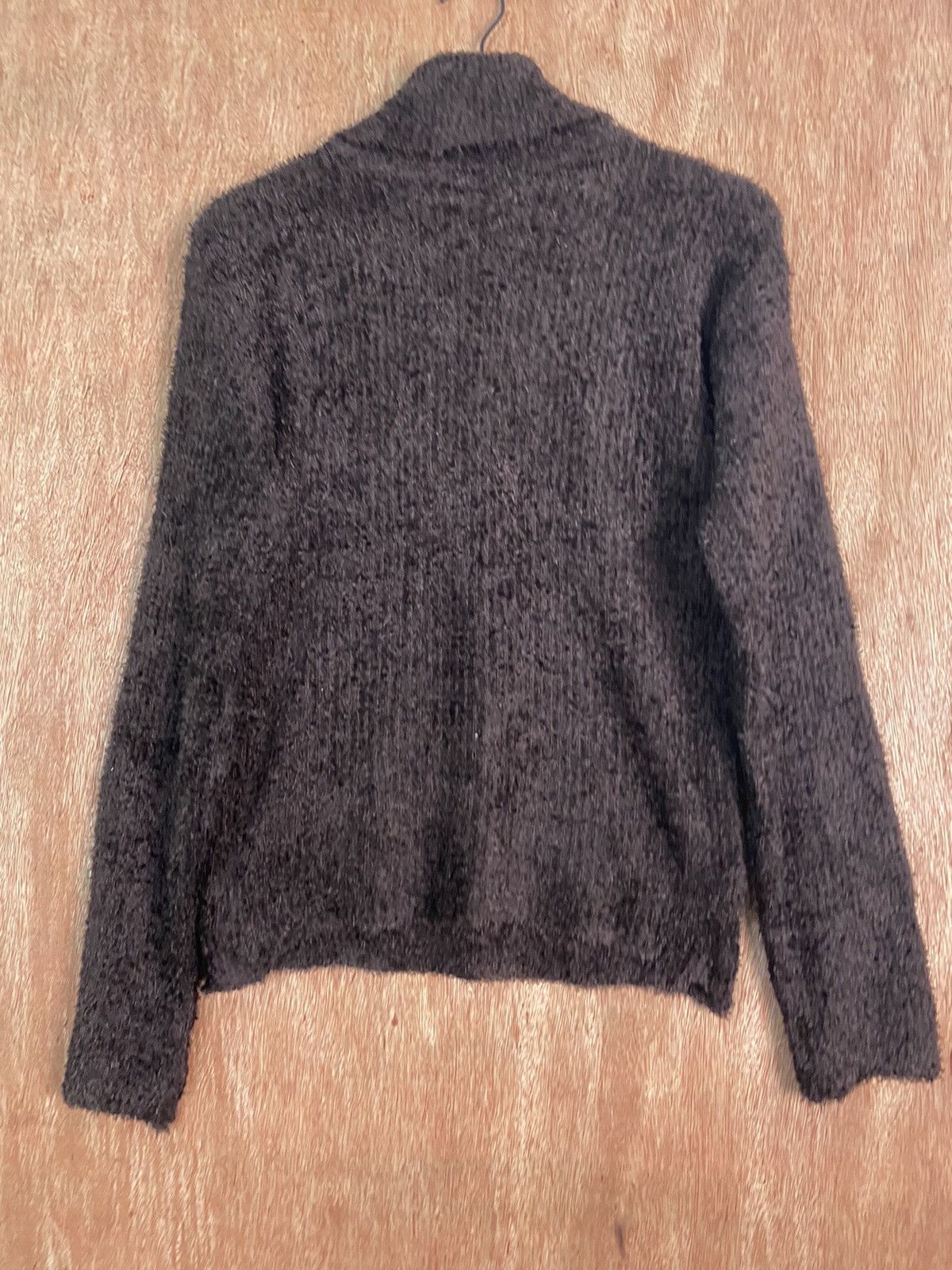Homespun Knitwear × Japanese Brand DL Japanese Brand Maroon Shaggy Fur Mohair Knitwear #B617 Size US M / EU 48-50 / 2 - 7 Thumbnail