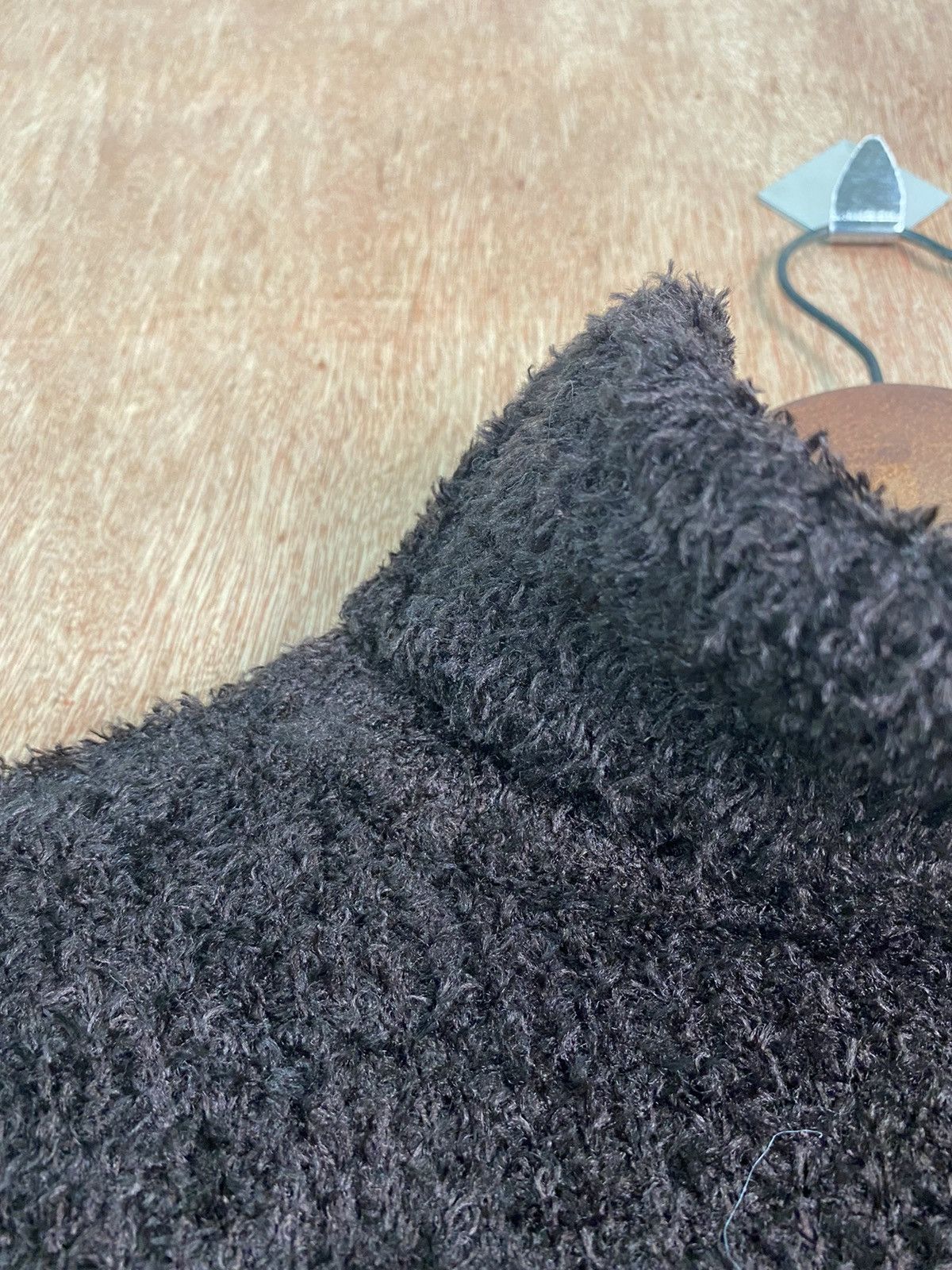 Homespun Knitwear × Japanese Brand DL Japanese Brand Maroon Shaggy Fur Mohair Knitwear #B617 Size US M / EU 48-50 / 2 - 6 Thumbnail