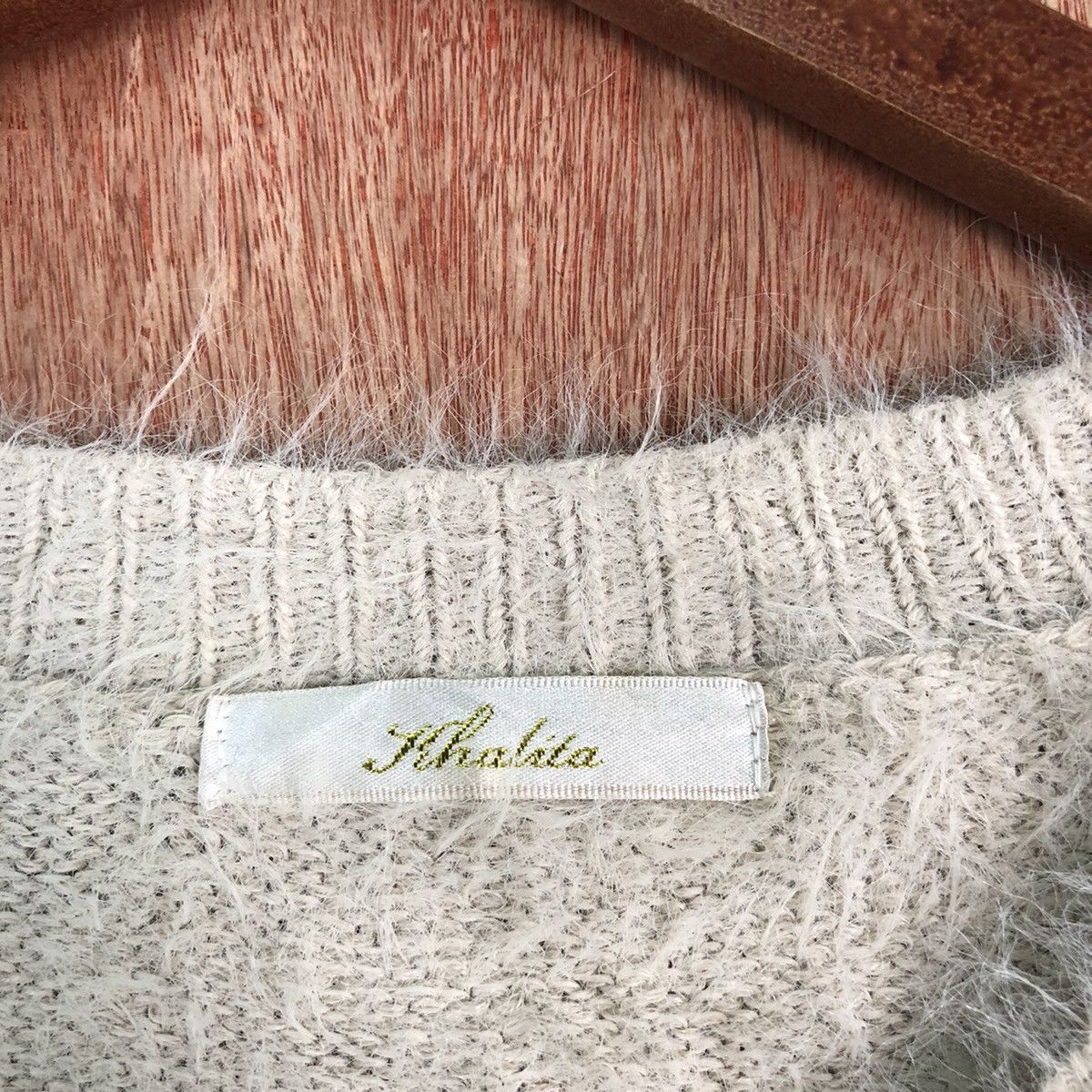 Japanese Brand Khalita Brown Shag Shaggy Fur Mohair Knitwear #6499 Size US M / EU 48-50 / 2 - 7 Thumbnail