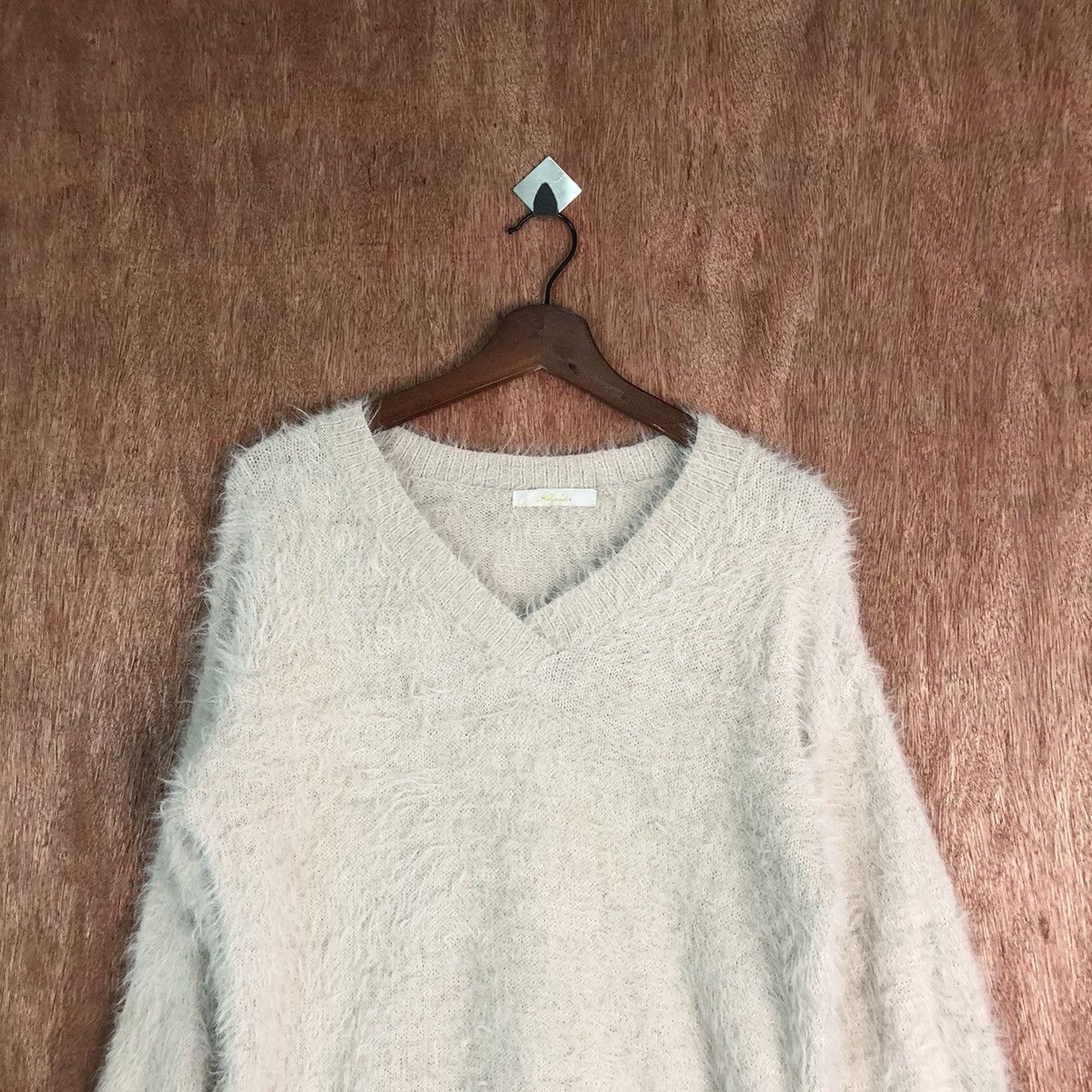 Japanese Brand Khalita Brown Shag Shaggy Fur Mohair Knitwear #6499 Size US M / EU 48-50 / 2 - 2 Thumbnail