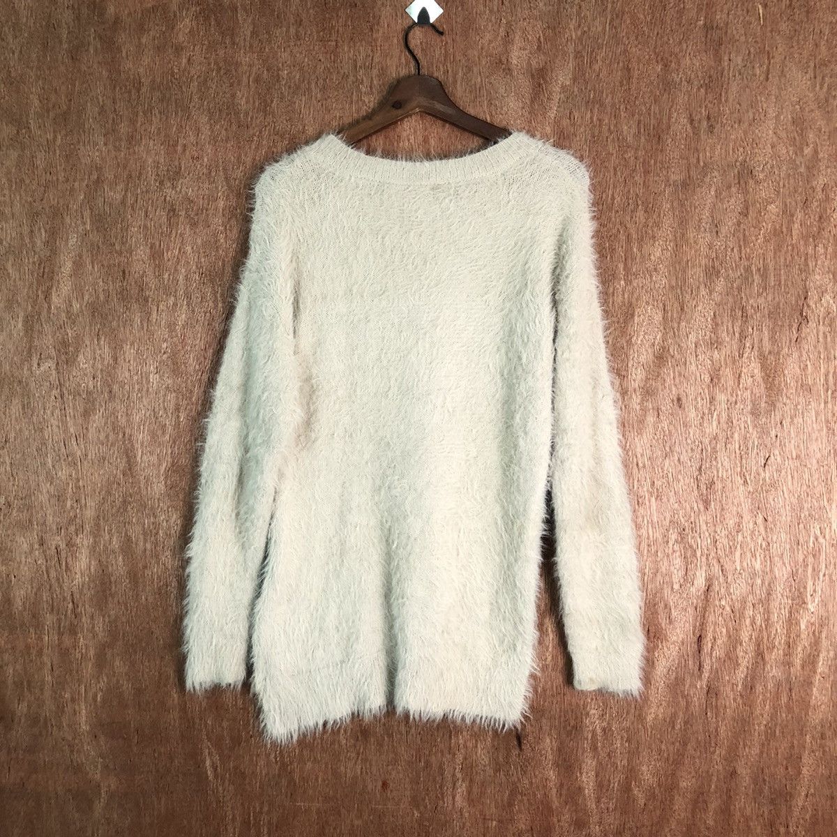 Japanese Brand Khalita Brown Shag Shaggy Fur Mohair Knitwear #6499 Size US M / EU 48-50 / 2 - 9 Thumbnail