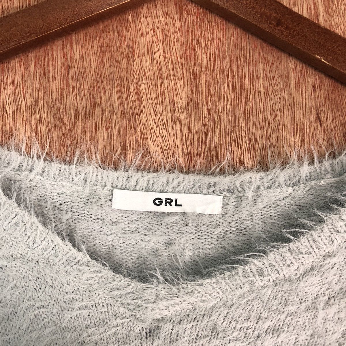 Japanese Brand GRL Shag Shaggy Fur Mohair Knitwear #6488 Size US L / EU 52-54 / 3 - 6 Thumbnail