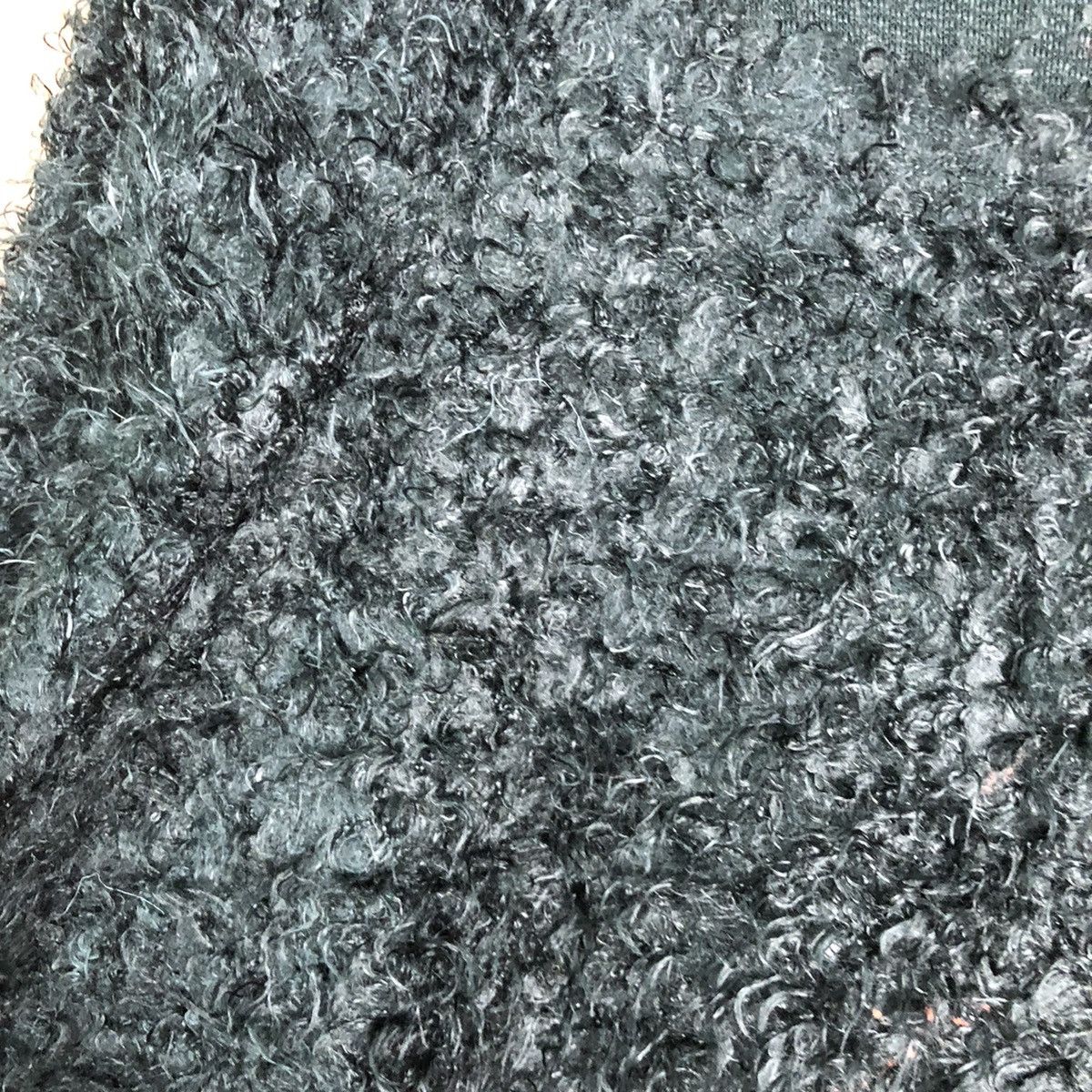 Homespun Knitwear Tip Top Black Shag Shaggy Fur Mohair Knitwear #6519 Size US S / EU 44-46 / 1 - 7 Thumbnail