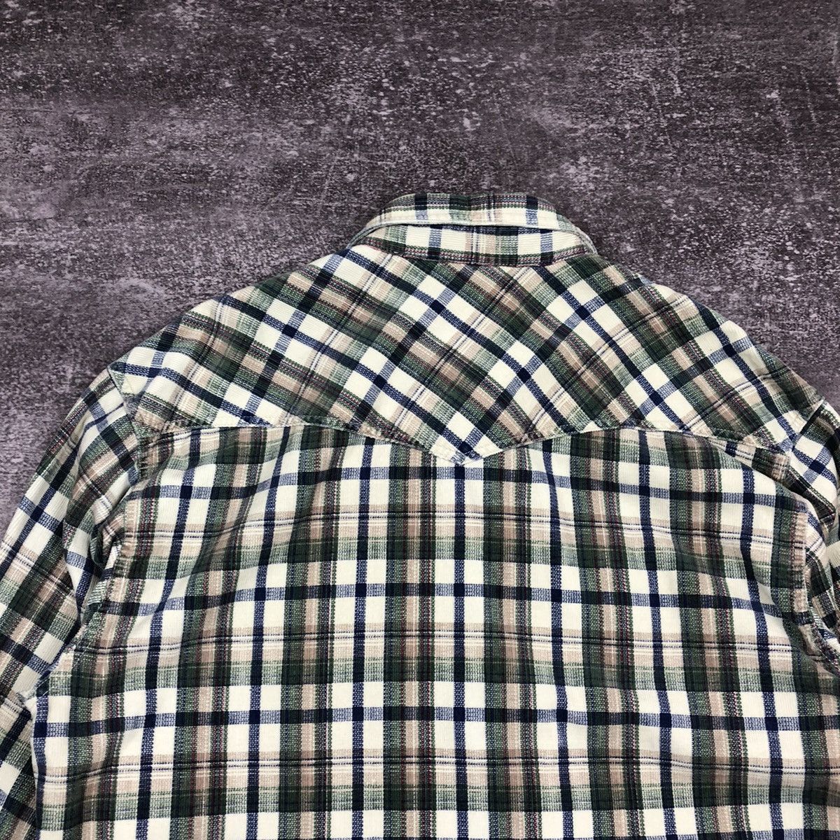 Vintage Vintage Wrangler Western Checkered Shirt Size US L / EU 52-54 / 3 - 5 Thumbnail