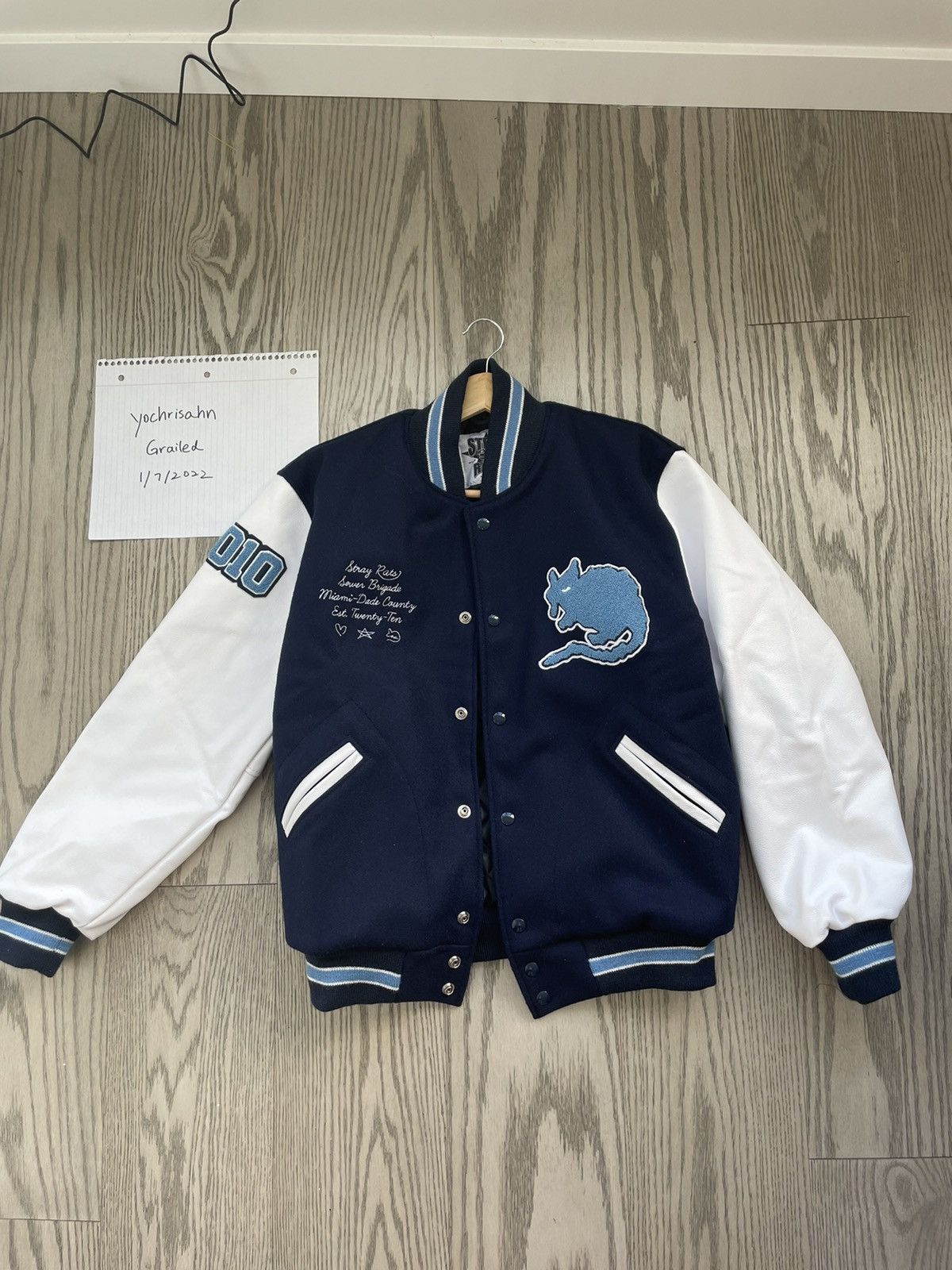 Stray Rats Stray Rats 10-Year Anniversary Varsity Jacket | Grailed