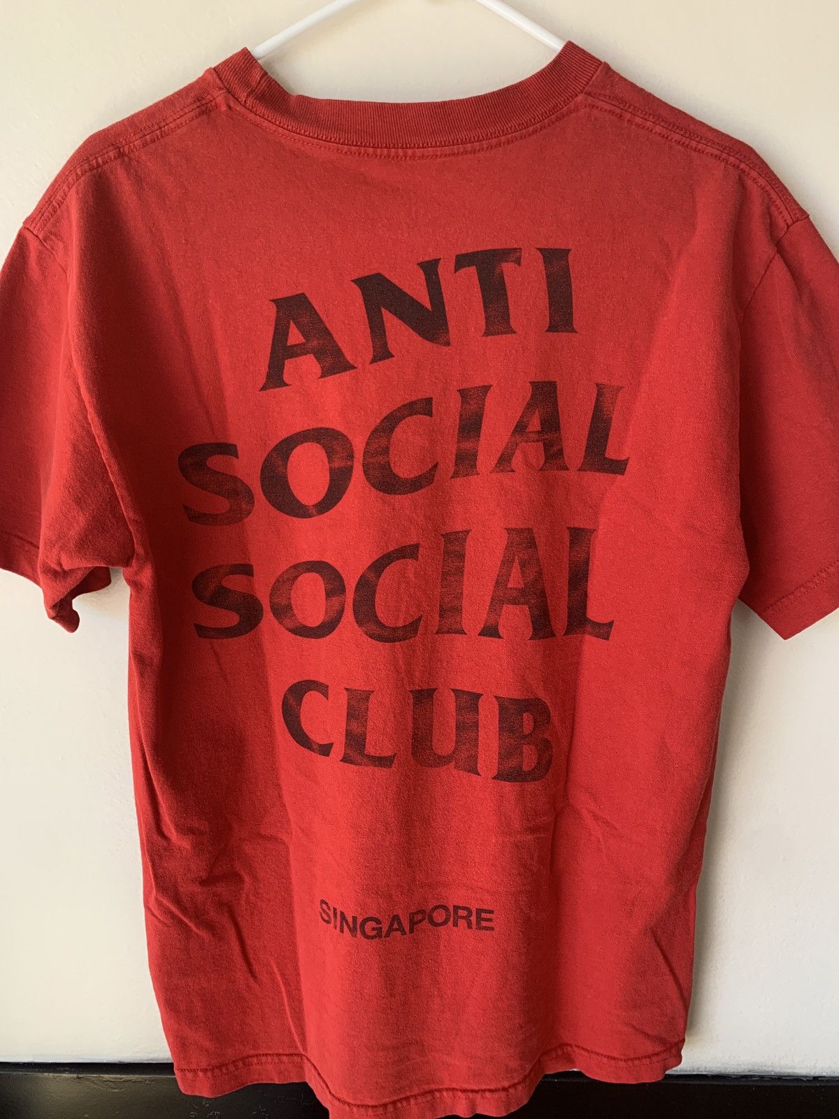 Anti Social Social Club small assc red singapore t shirt Size US M / EU 48-50 / 2 - 2 Preview