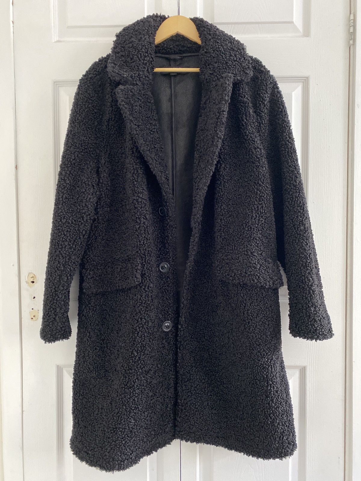 Karl lagerfeld paris water resistant sherpa coat sale