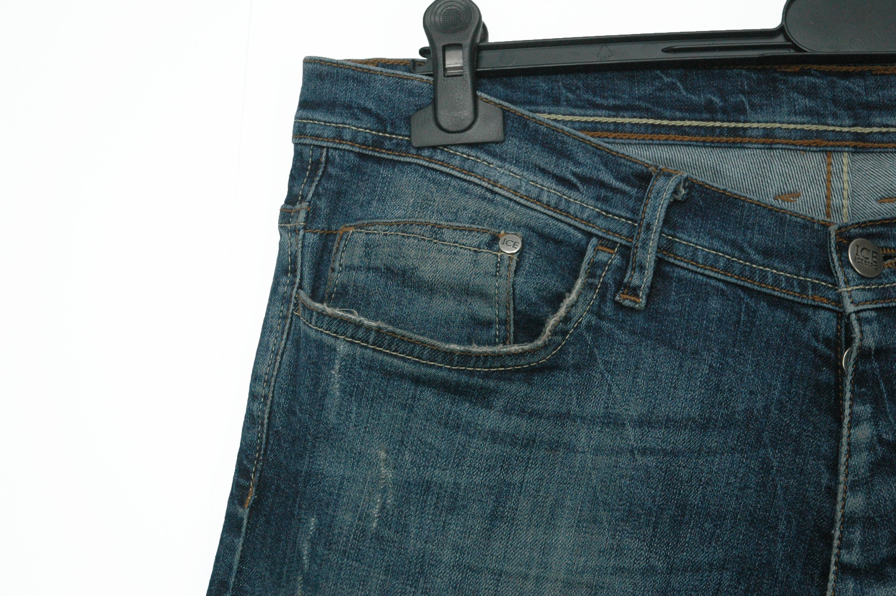 Iceberg Vintage Ice IceBerg Distressed Denim Jeans Size US 34 / EU 50 - 10 Thumbnail