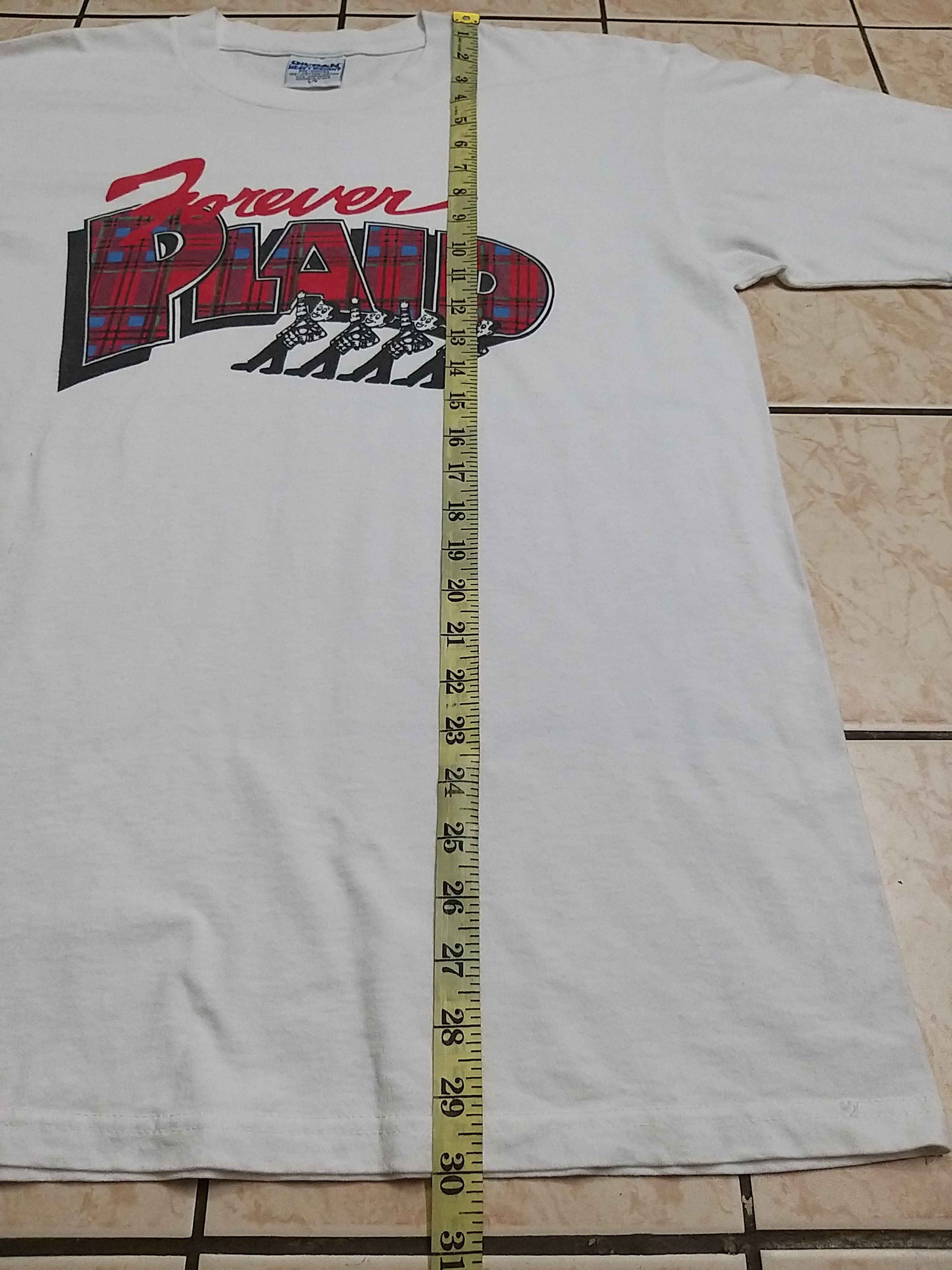 Vintage VINTAGE FOREVER PLAID MUSICAL REVUE BY STUART ROSS T SHIRT. Size US L / EU 52-54 / 3 - 8 Thumbnail