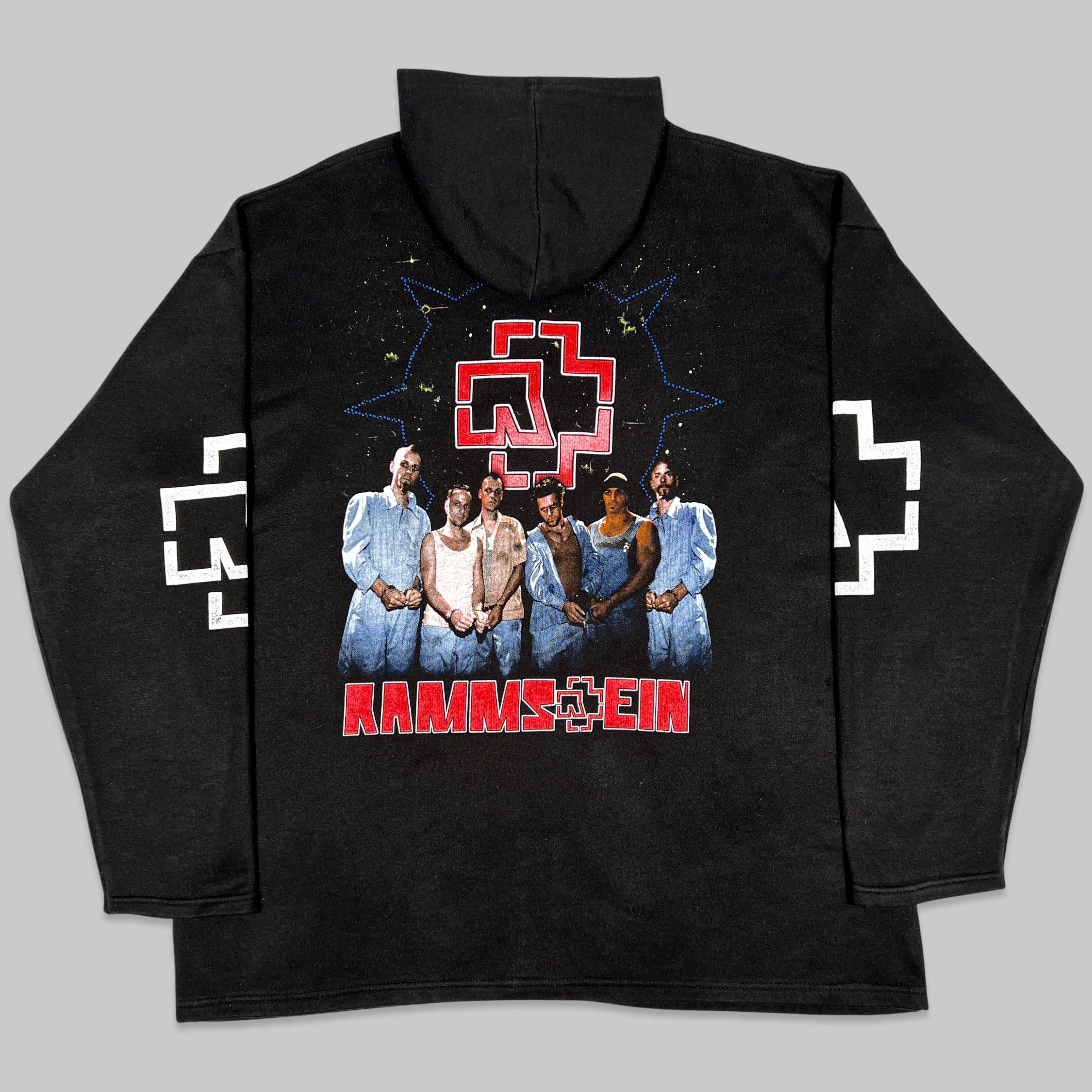 Band Tees Vintage 90s Rammstein Band Euro Bootleg Zip Hoodie Size US XL / EU 56 / 4 - 1 Thumbnail