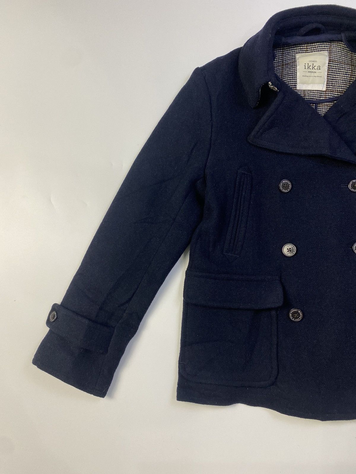 If Six Was Nine × Japanese Brand × Vintage VINTAGE IKKA PEACOAT JACKET #b0011 Size US M / EU 48-50 / 2 - 3 Thumbnail
