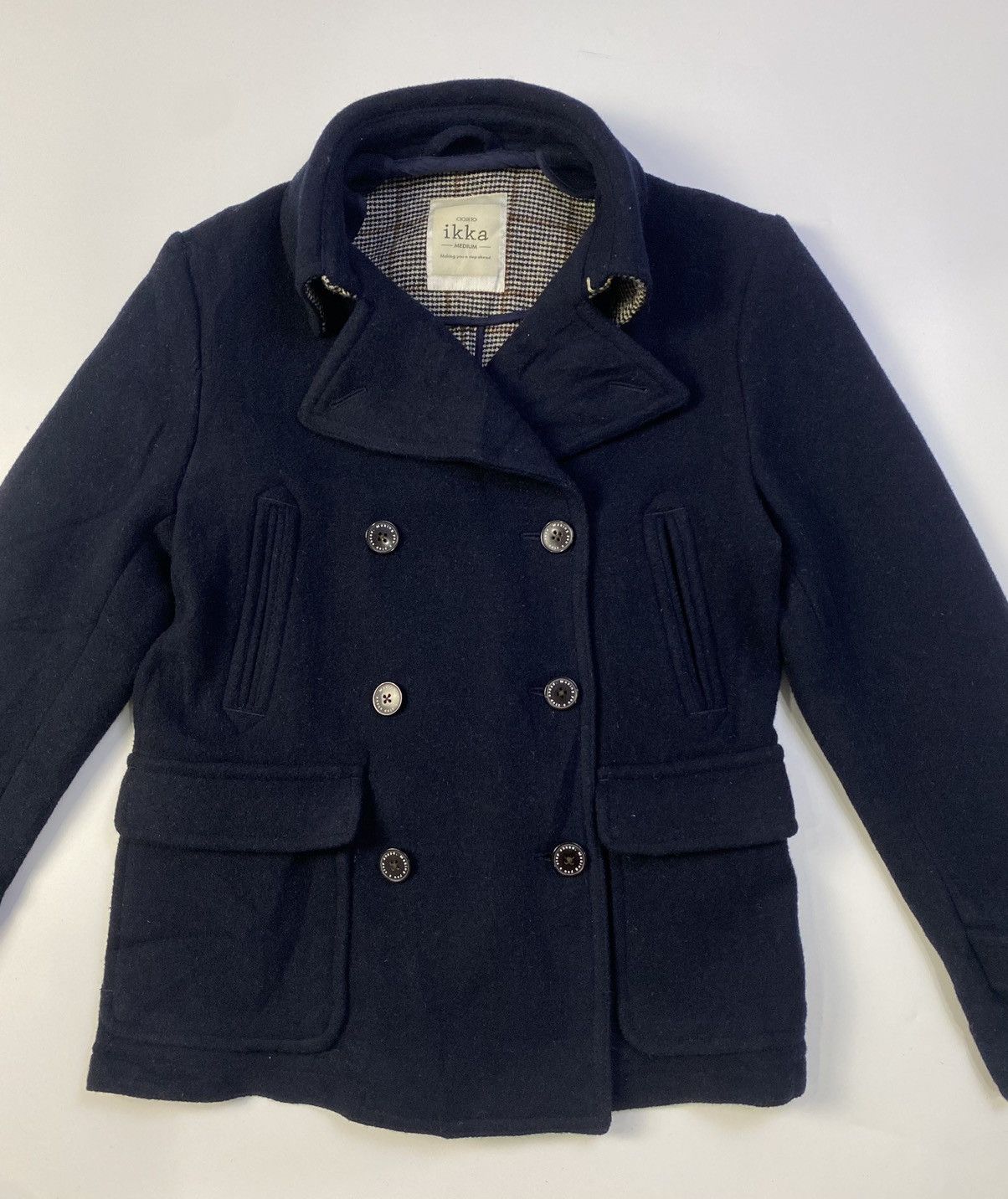 If Six Was Nine × Japanese Brand × Vintage VINTAGE IKKA PEACOAT JACKET #b0011 Size US M / EU 48-50 / 2 - 5 Thumbnail