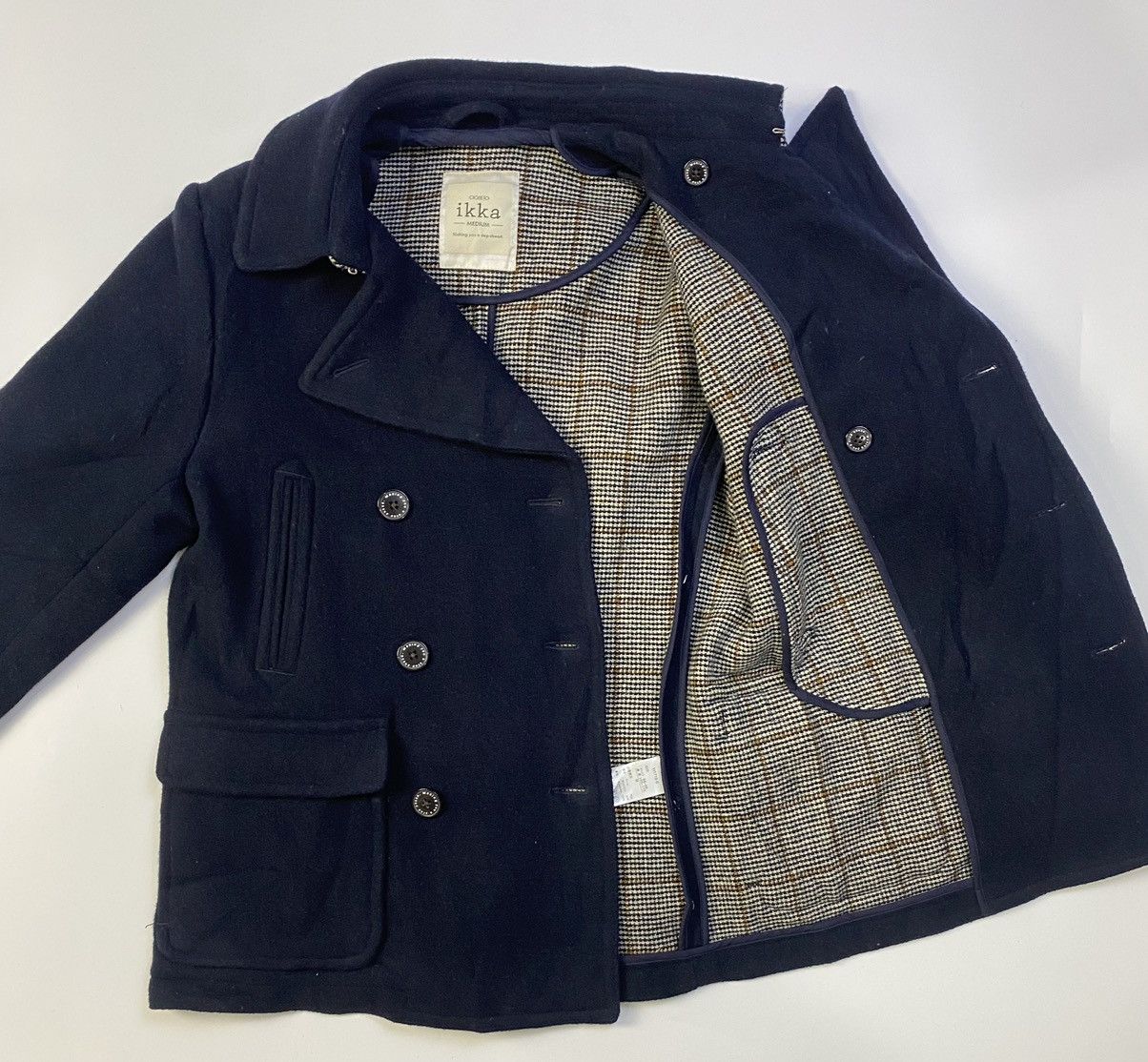 If Six Was Nine × Japanese Brand × Vintage VINTAGE IKKA PEACOAT JACKET #b0011 Size US M / EU 48-50 / 2 - 9 Thumbnail