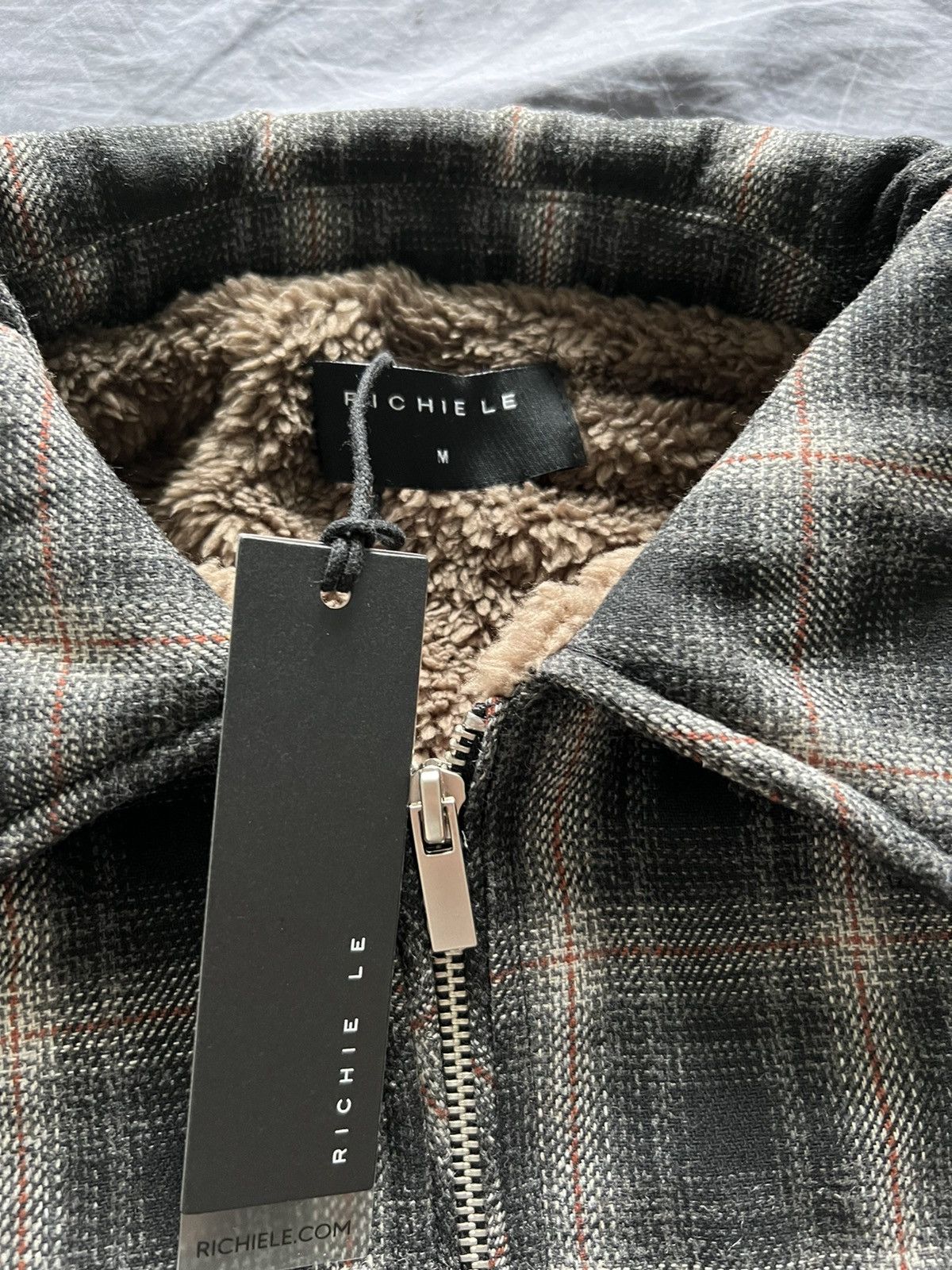 Richie Le Collection Richie Le Sherpa Lined Flannel Black Medium Size US M / EU 48-50 / 2 - 1 Thumbnail