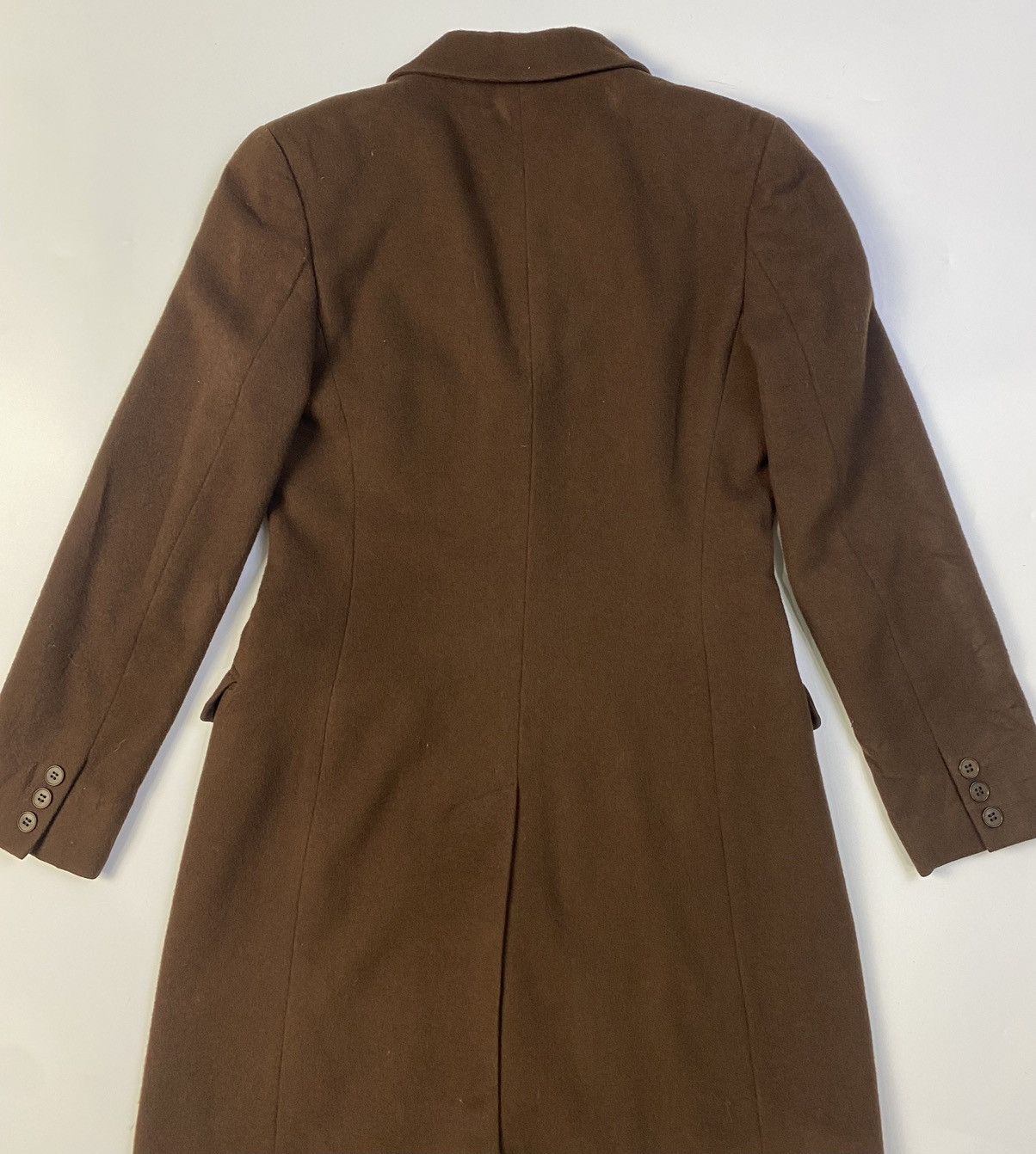 Calvin Klein × Calvin Klein 205W39NYC Vtg Calvin Klein WOOL Long Coat Size US S / EU 44-46 / 1 - 6 Thumbnail