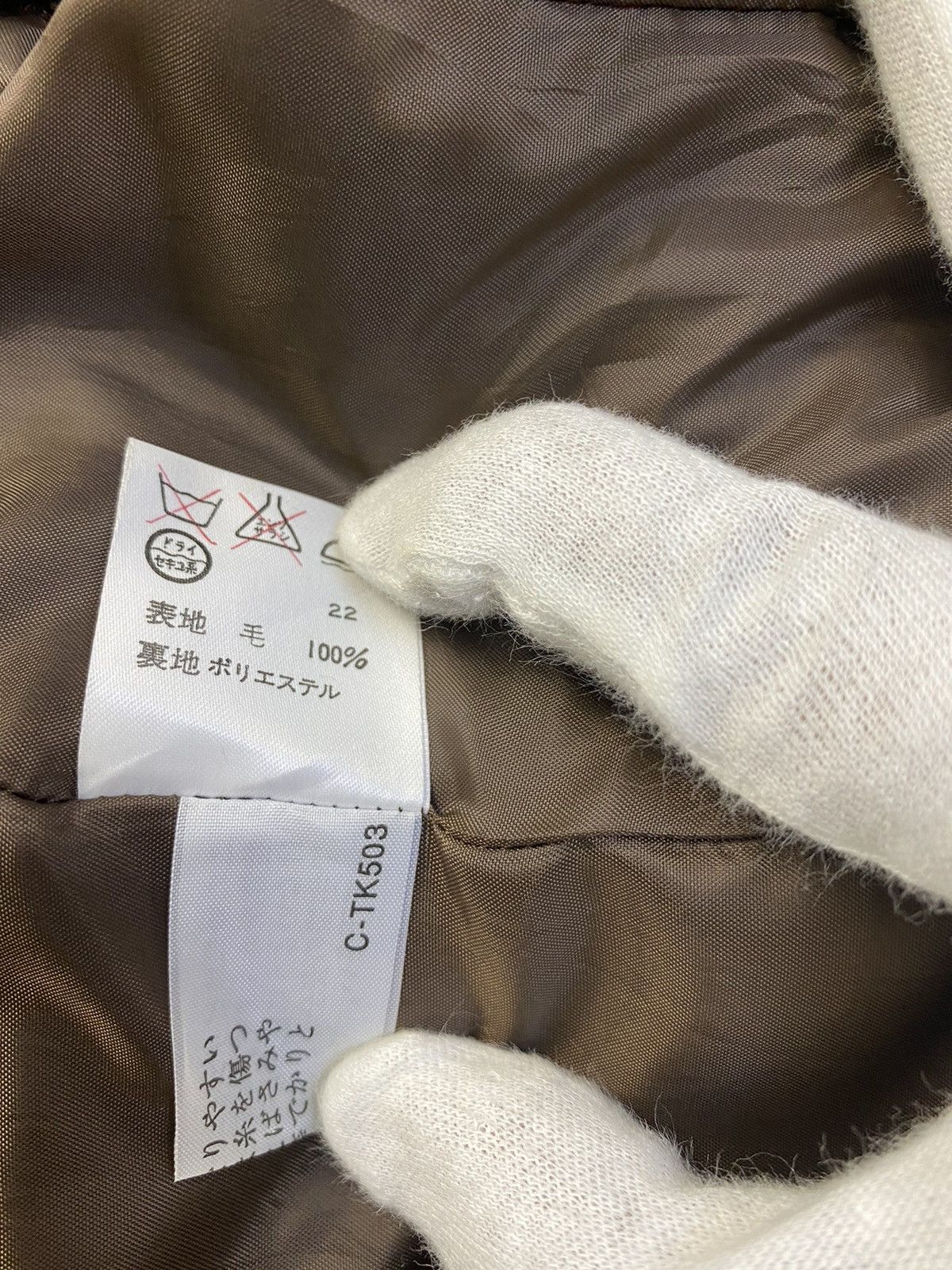 Calvin Klein × Calvin Klein 205W39NYC Vtg Calvin Klein WOOL Long Coat Size US S / EU 44-46 / 1 - 9 Thumbnail