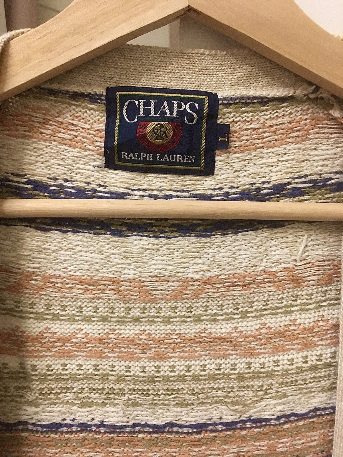Chaps × Ralph Lauren Knit Vest Soft Colour Size US L / EU 52-54 / 3 - 11 Thumbnail