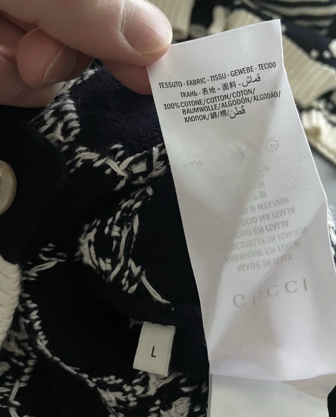 Gucci $3K Runway Limited Edition Gucci Monogram Sweater Size US L / EU 52-54 / 3 - 22 Thumbnail