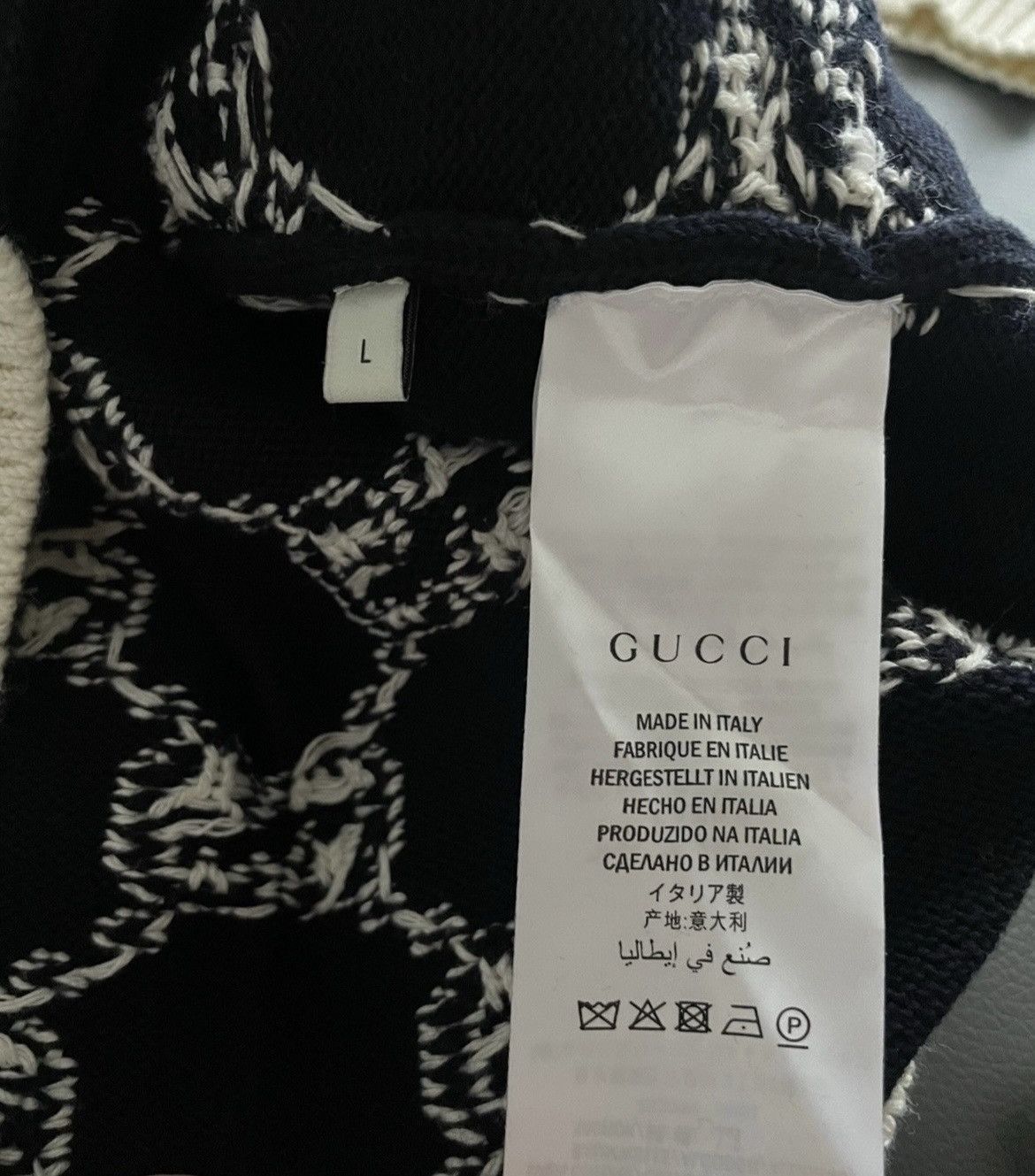 Gucci $3K Runway Limited Edition Gucci Monogram Sweater Size US L / EU 52-54 / 3 - 21 Thumbnail