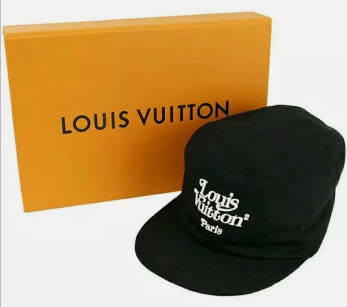 Louis Vuitton x Nigo LV Made Stripe Hat Gray in Cotton with Gold