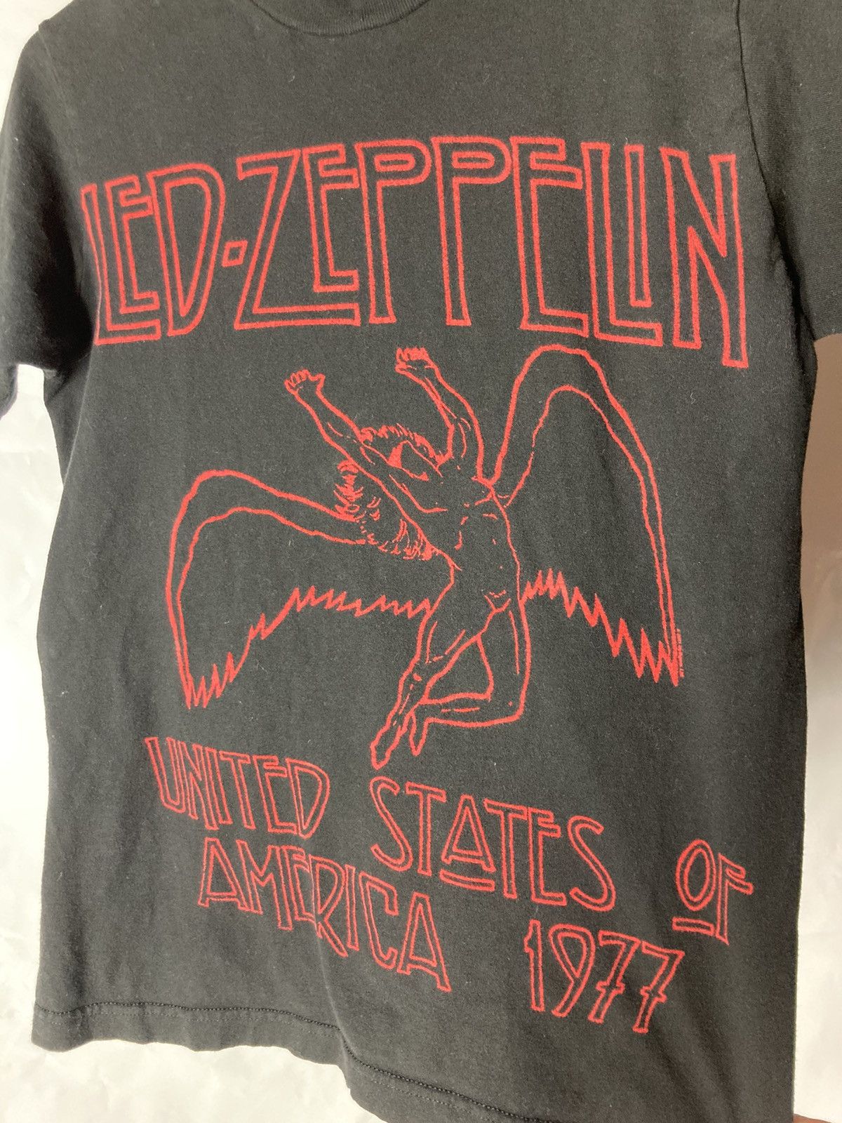 Vintage Led Zeppelin band tee shirt repro y2k size small black vtg Size US S / EU 44-46 / 1 - 2 Preview