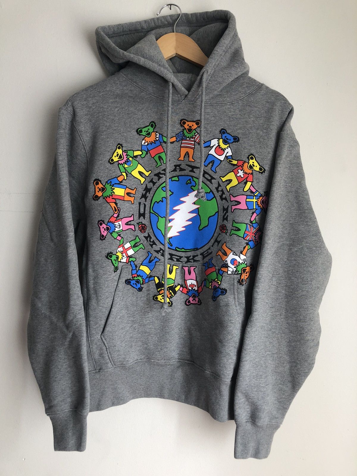 Chinatown Market x Greatful Dead Coexist Hoodie Size Large