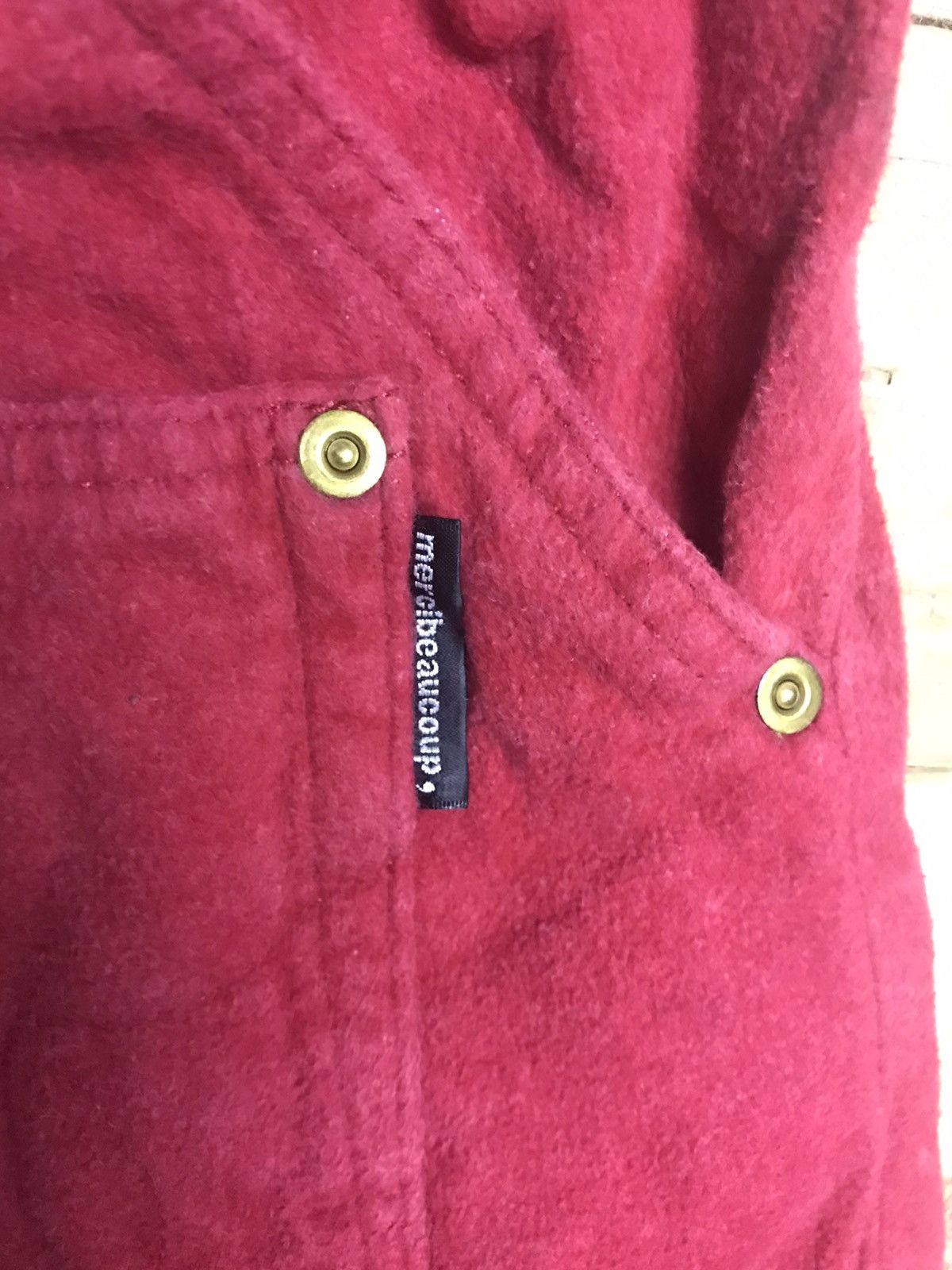 Issey Miyake × Japanese Brand × mercibeaucoup MERCIBEAUCOUP Drop Crotch Suede Cotton Parachute Pants Size US 32 / EU 48 - 4 Thumbnail
