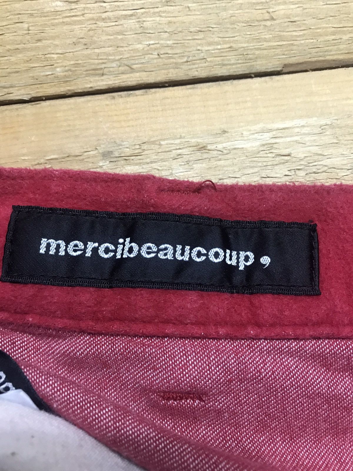 Issey Miyake × Japanese Brand × mercibeaucoup MERCIBEAUCOUP Drop Crotch Suede Cotton Parachute Pants Size US 32 / EU 48 - 12 Thumbnail
