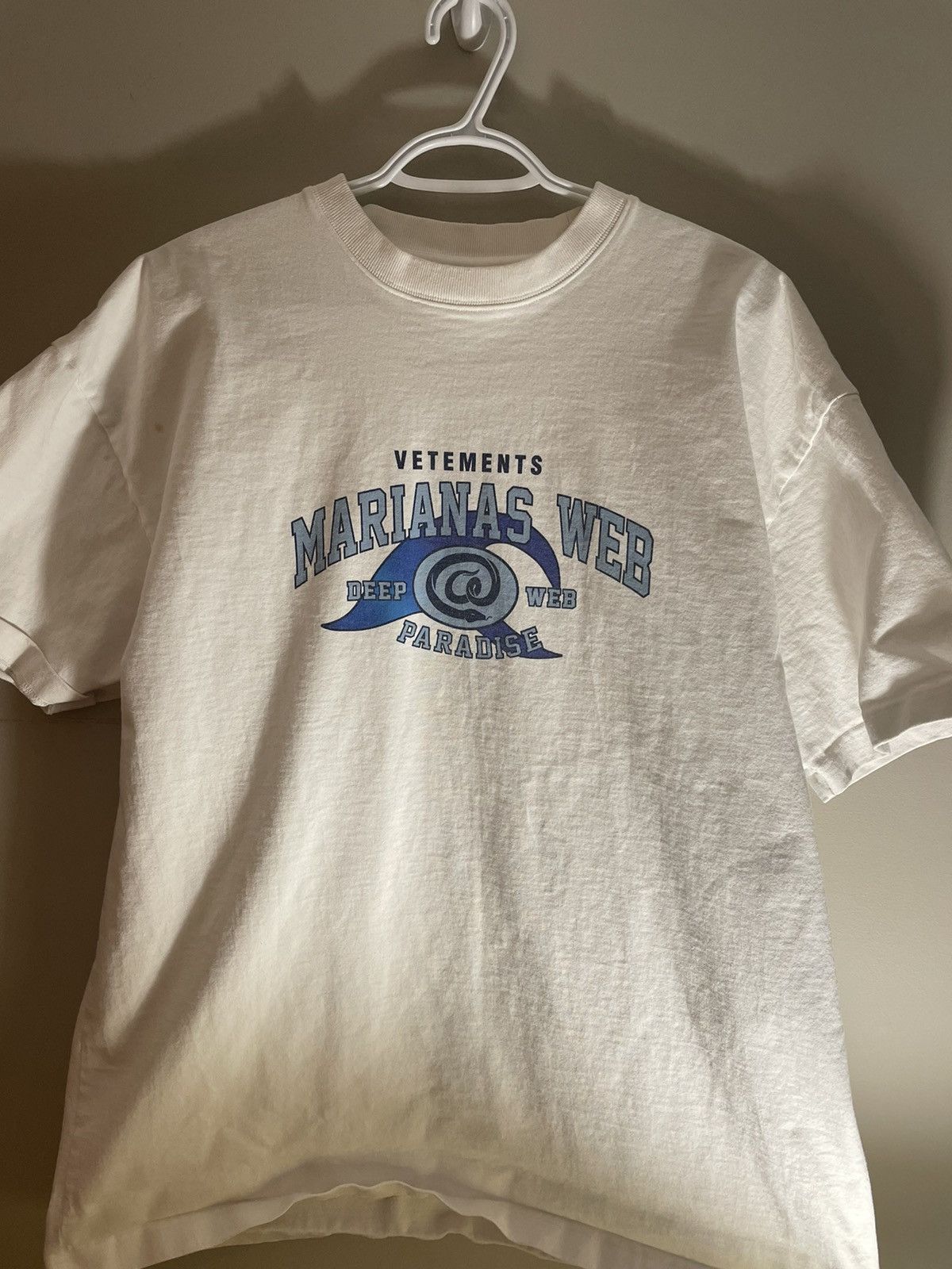 Vetements Vetements Marianas Web Tee | Grailed