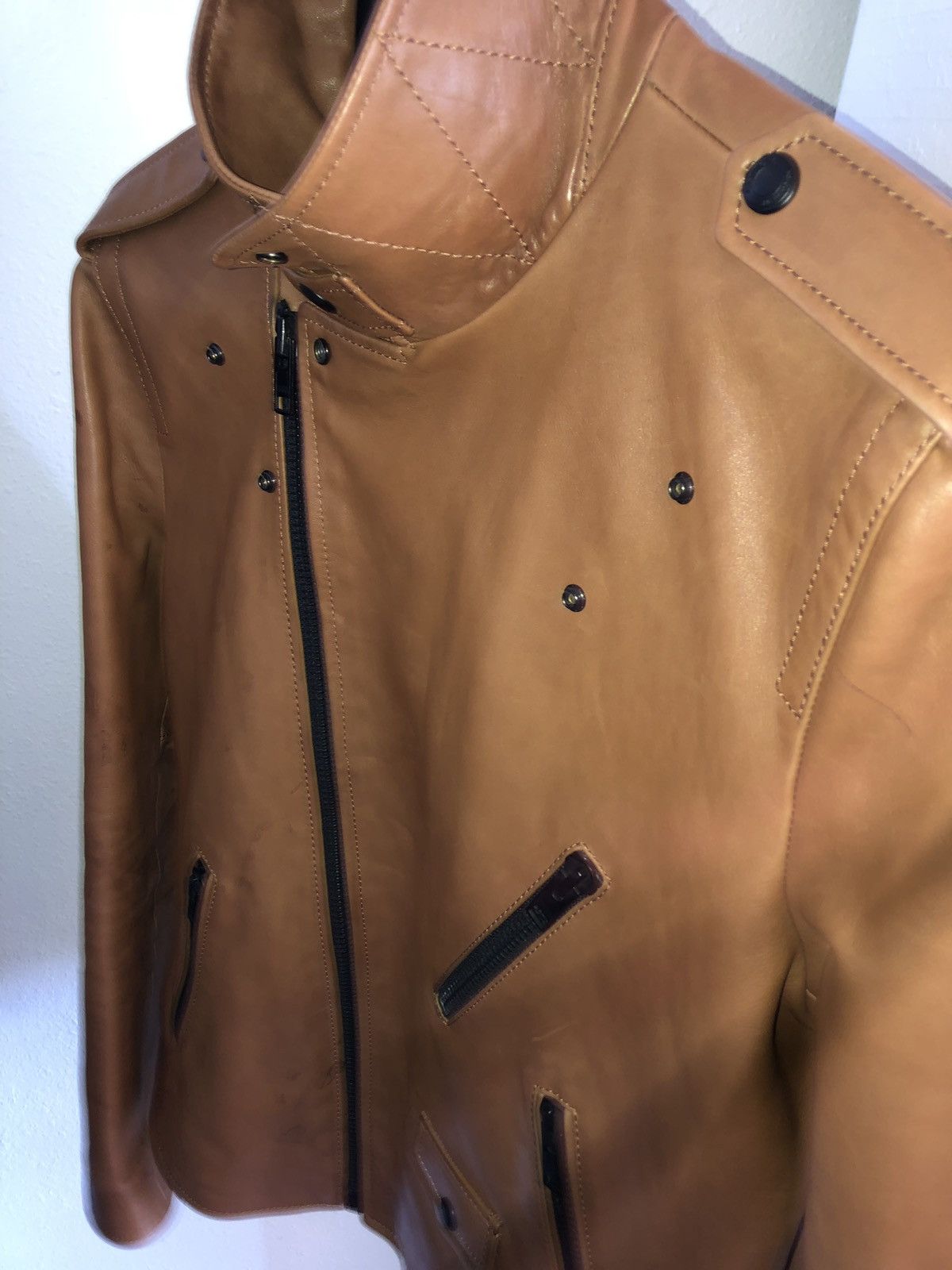 Coach Coach Motorcycle Leather Jacket Rare Color Size US M / EU 48-50 / 2 - 3 Thumbnail