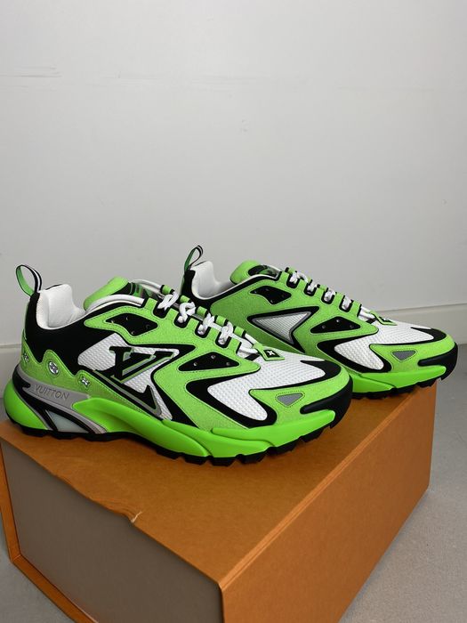LV Runner Static Sneakers 1ABLZ7, Green, 5