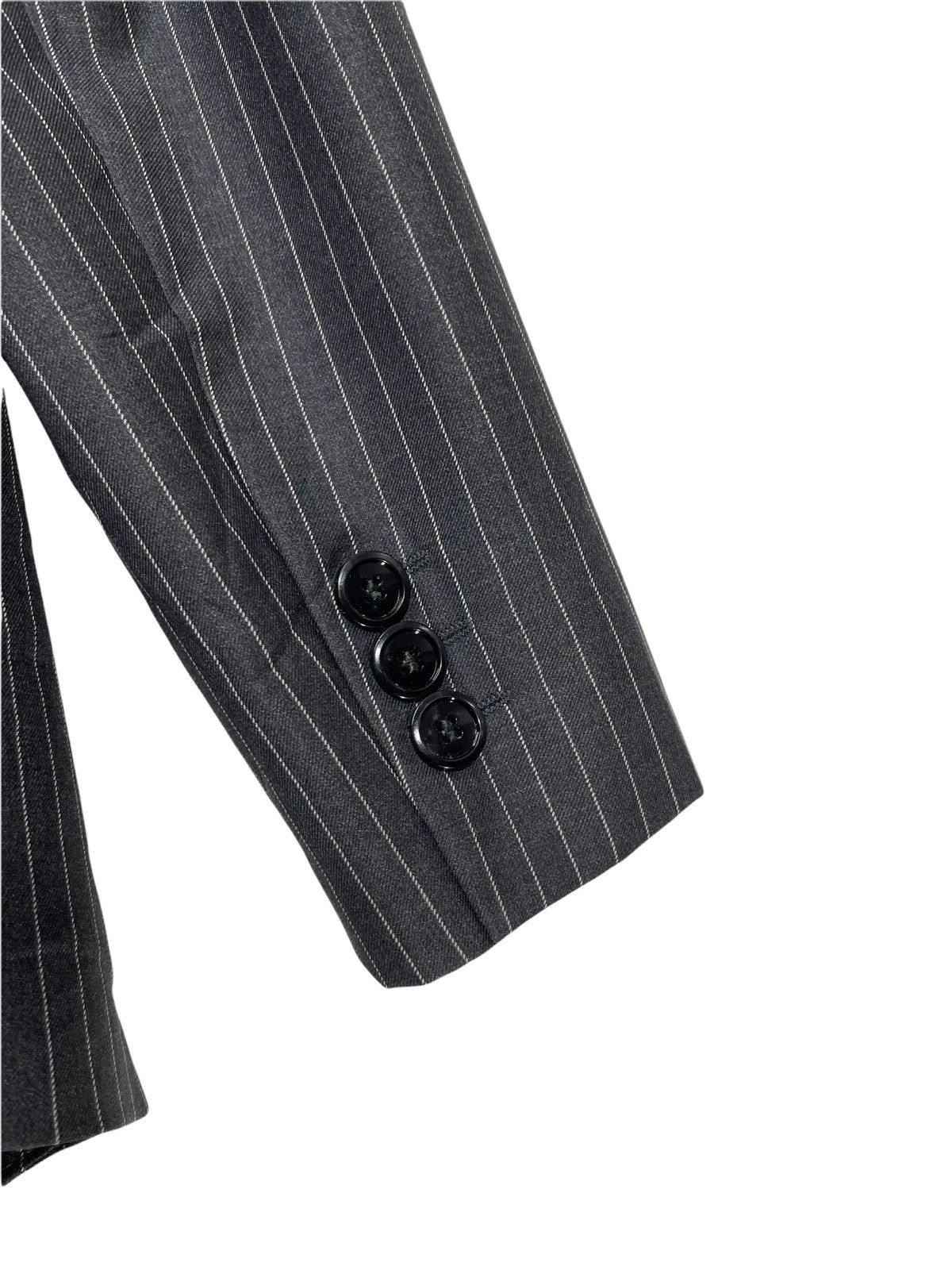 Giorgio Armani Made in Italy Giorgio Armani Wool Striped Blazer 15🟩 Size US S / EU 44-46 / 1 - 7 Thumbnail