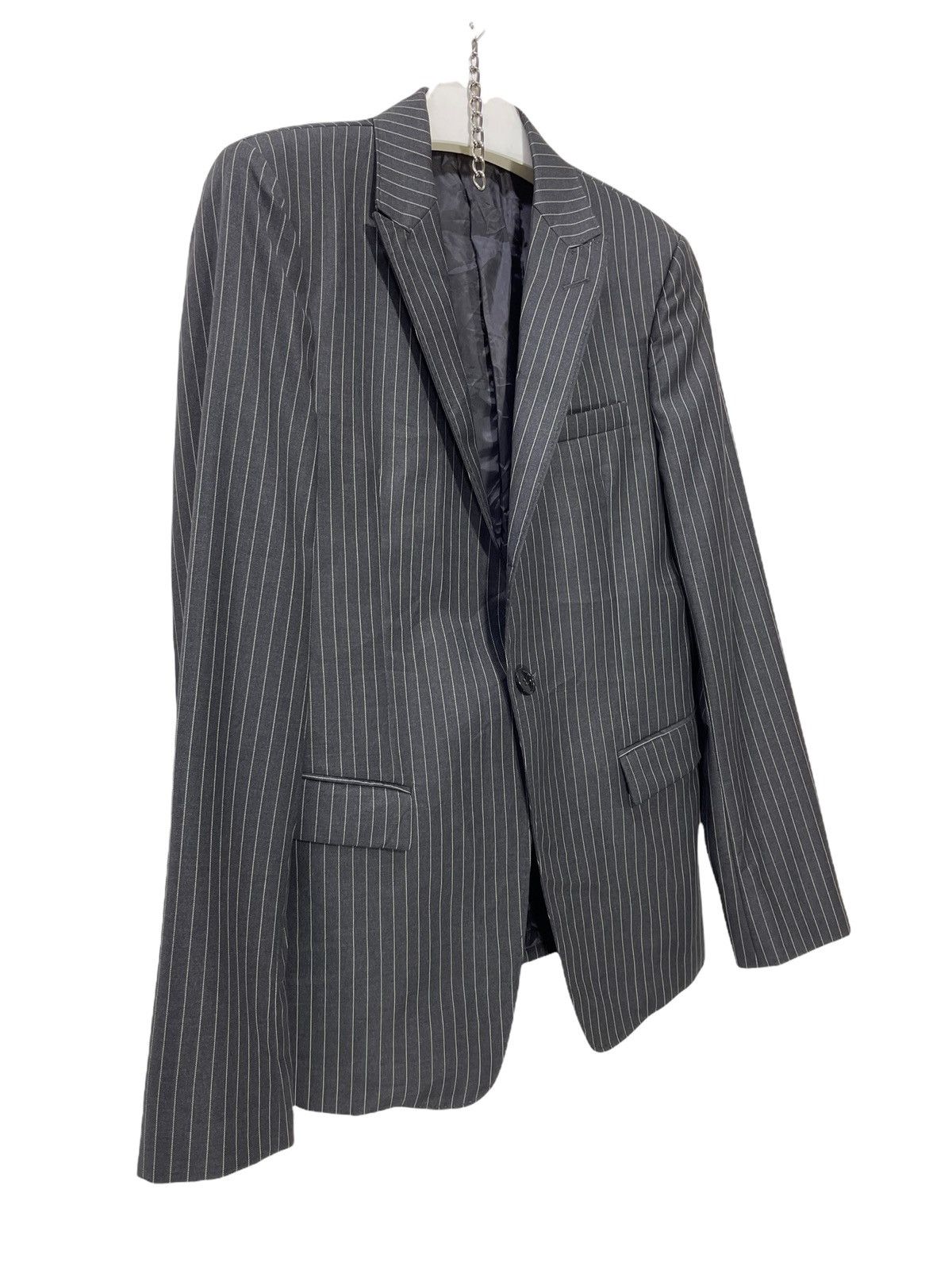Giorgio Armani Made in Italy Giorgio Armani Wool Striped Blazer 15🟩 Size US S / EU 44-46 / 1 - 2 Thumbnail
