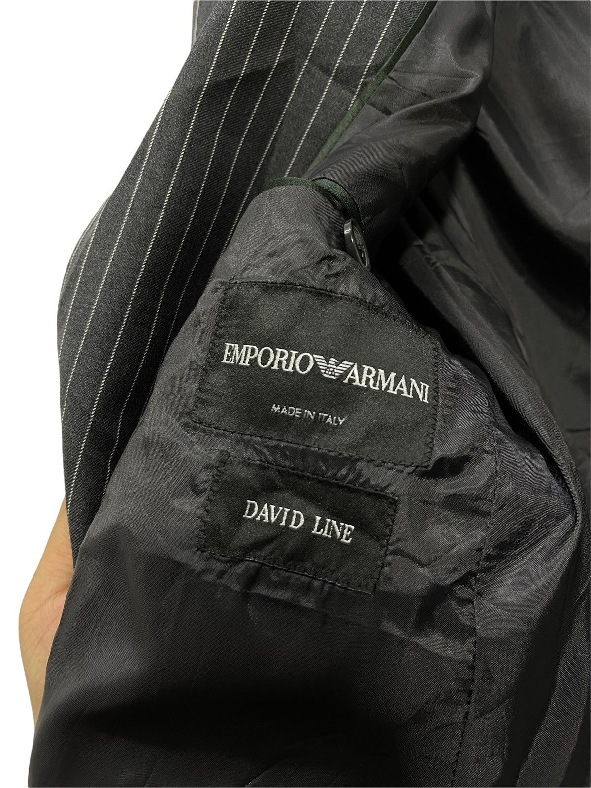 Giorgio Armani Made in Italy Giorgio Armani Wool Striped Blazer 15🟩 Size US S / EU 44-46 / 1 - 8 Thumbnail