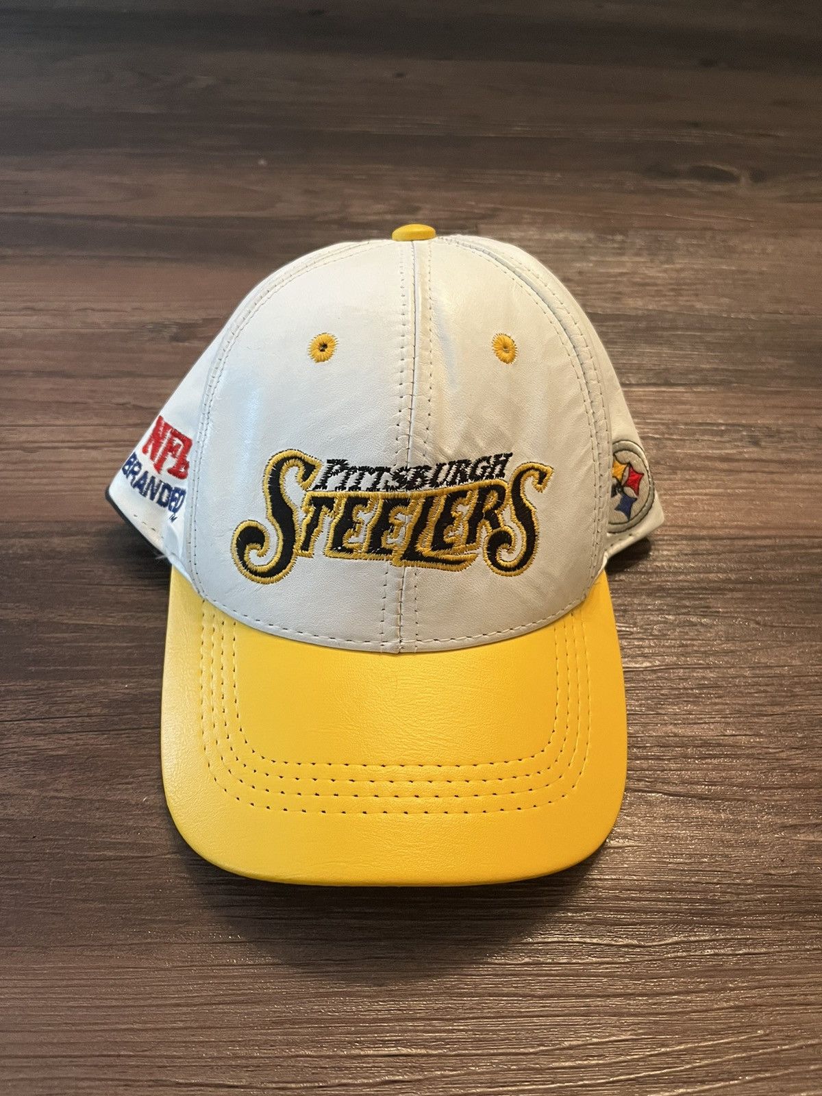 Vintage Leather Steelers Hat – Denim by Demi