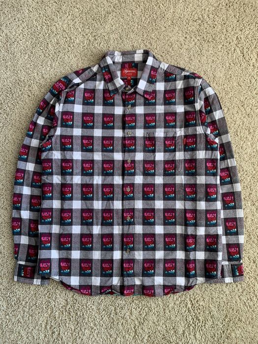 Supreme Supreme Rose Buffalo Plaid Shirt | Grailed