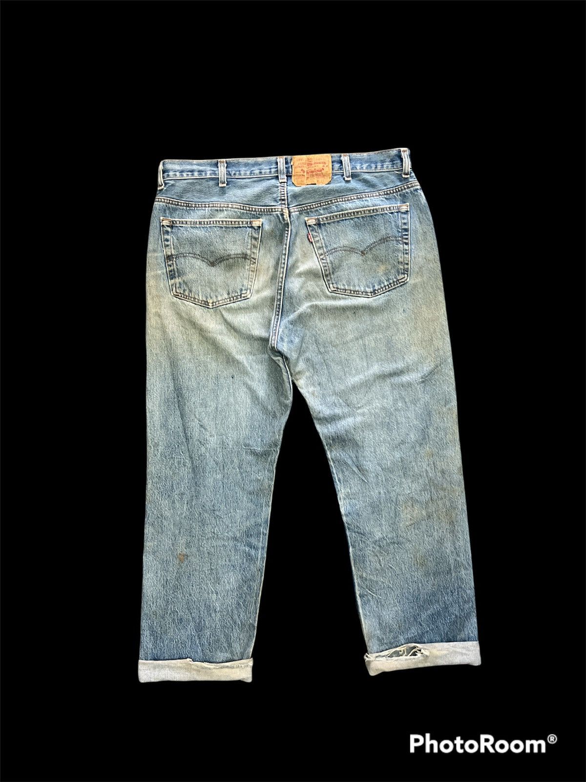 Levi's Vintage Clothing × Vintage Vintage Levis 501 Distressed Blue Washers Denim Pants Size US 38 / EU 54 - 5 Thumbnail