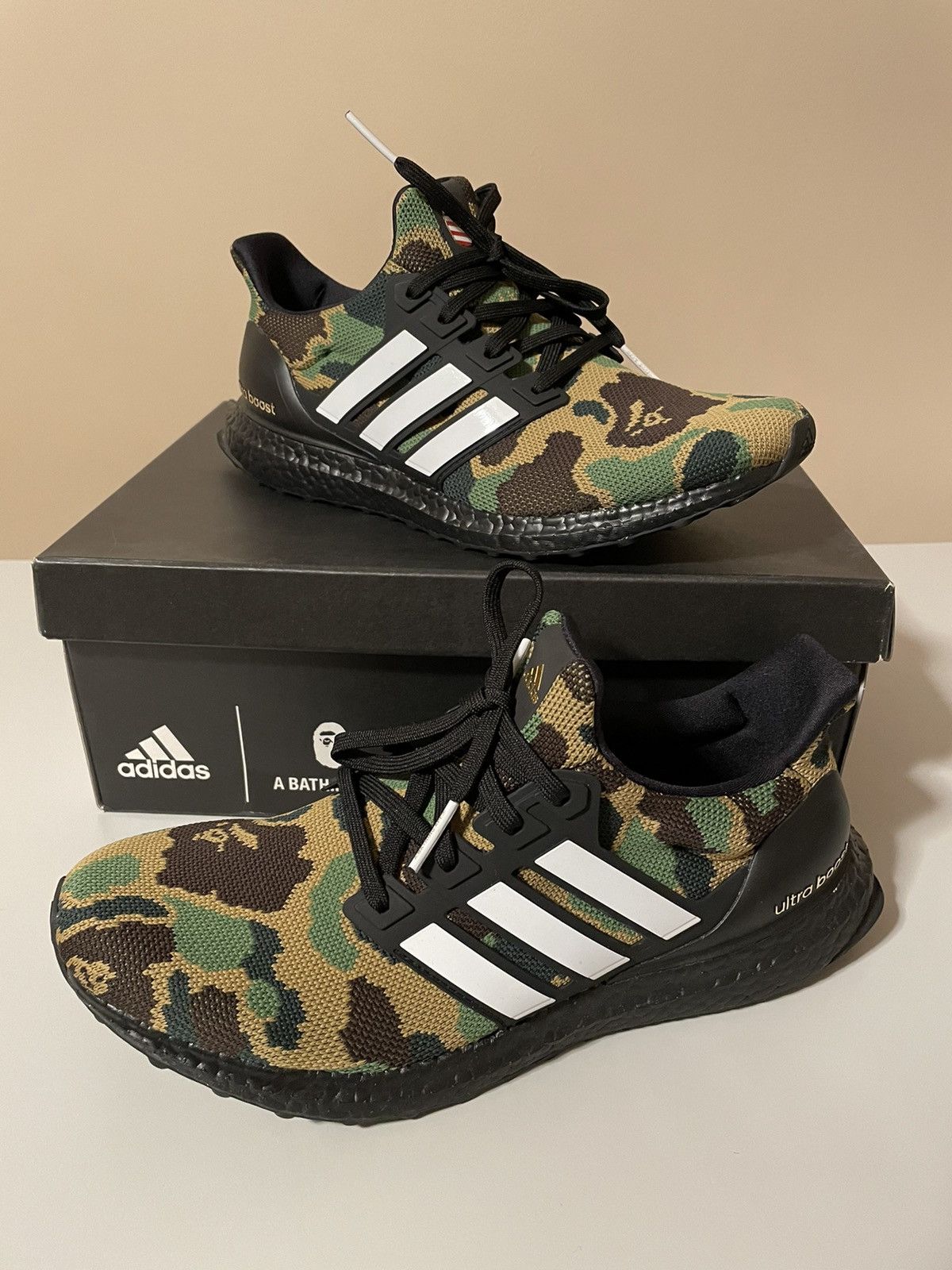 Bape x ultraboost 4.0 'green camo' hotsell