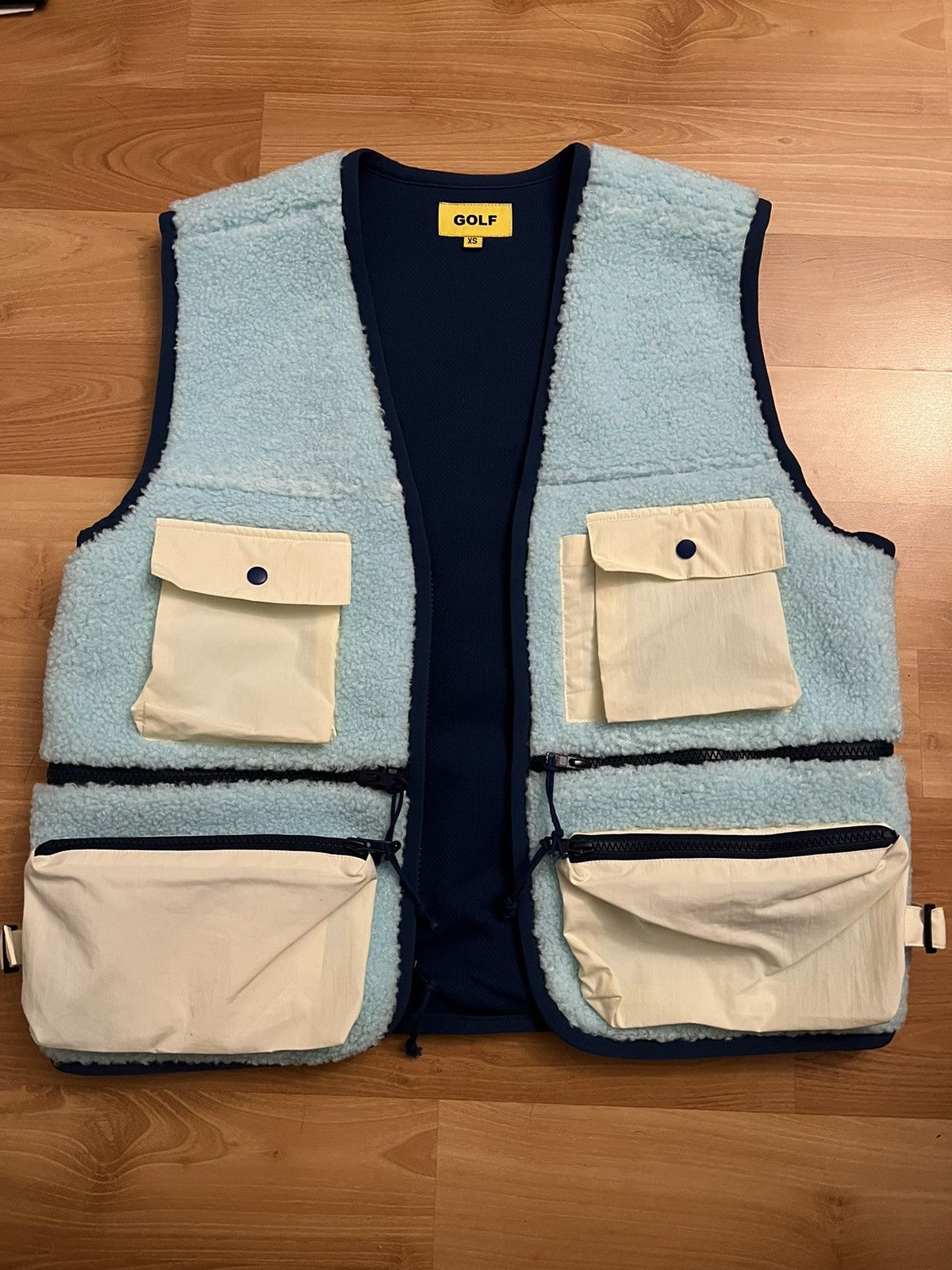 Tyler The Creator Knitted Sleeveless Sweater | outlet Golf Wang | Blue