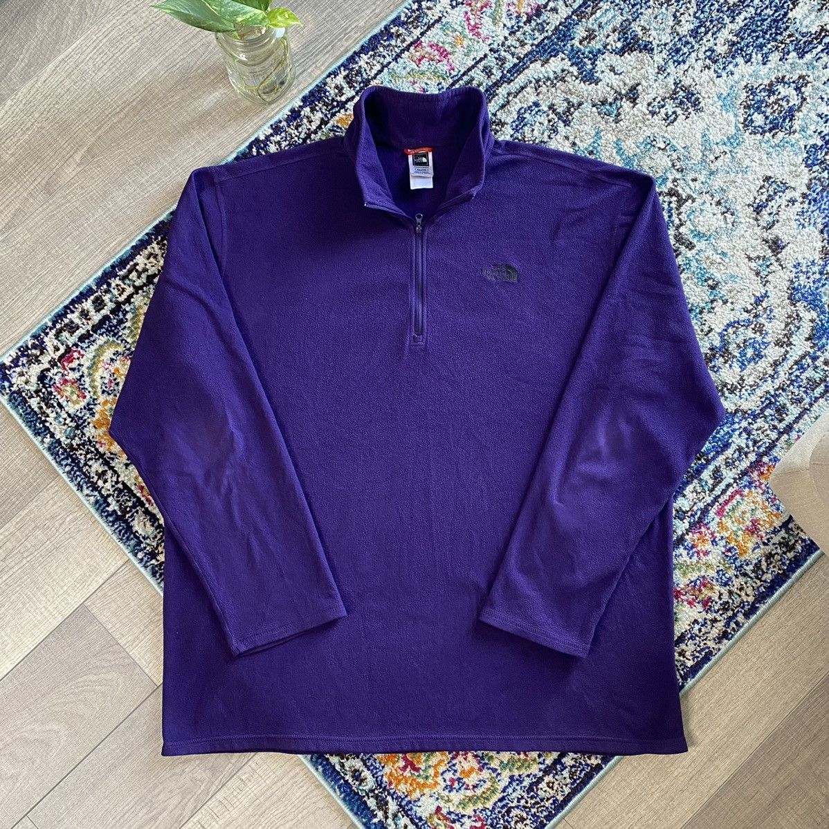 The North Face North Face Quarter Zip Pullover Fleece Sweater Size US XL / EU 56 / 4 - 1 Thumbnail