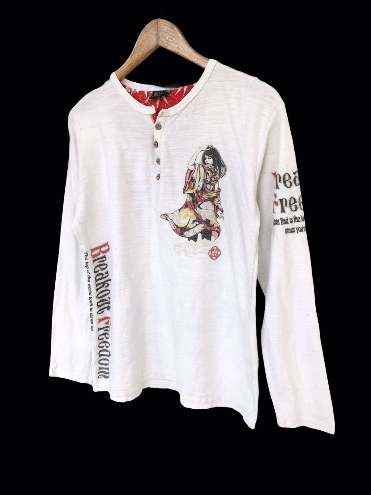 Japanese Brand 💥Japanese Sukajan Bulle Noise Shirt Size US M / EU 48-50 / 2 - 4 Thumbnail