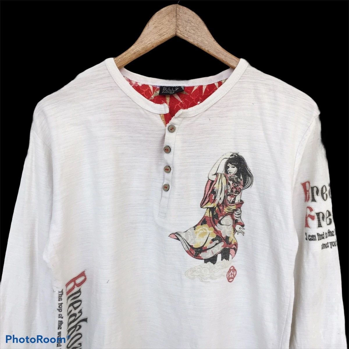 Japanese Brand 💥Japanese Sukajan Bulle Noise Shirt Size US M / EU 48-50 / 2 - 5 Thumbnail