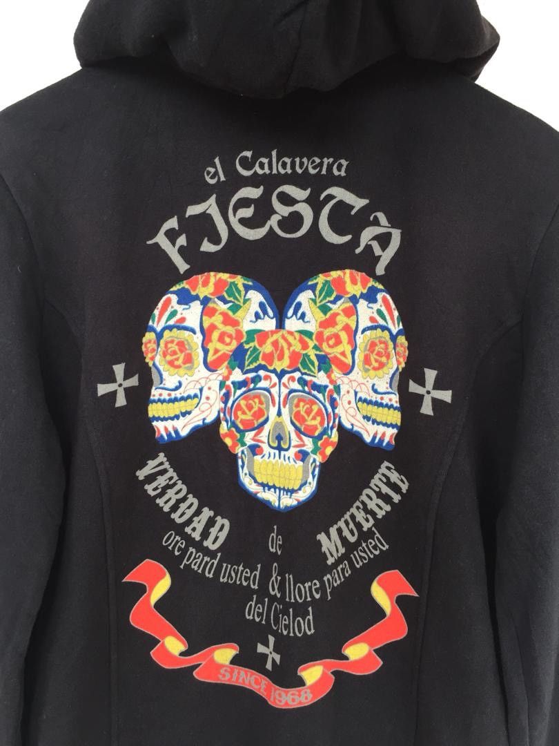 Hysteric Glamour 💥Japanese Black Flame Sweater Hoodie Zipper Size US M / EU 48-50 / 2 - 4 Thumbnail