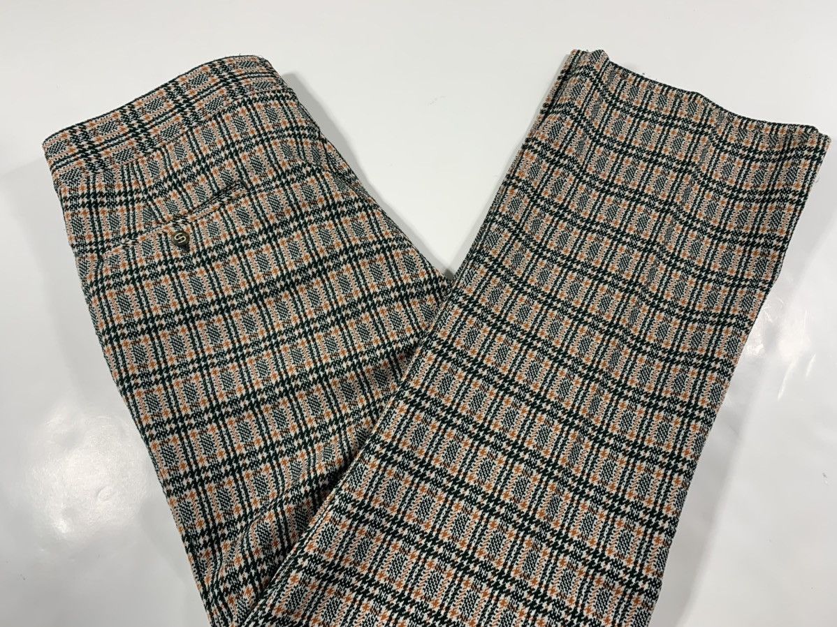 Other 1960’s Sans-A-Belt Jaymar Polyester Slacks (Green/ Plaid) Size US 34 / EU 50 - 1 Thumbnail