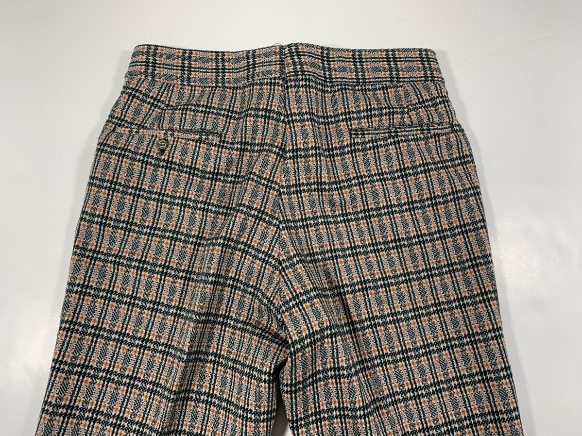 Other 1960’s Sans-A-Belt Jaymar Polyester Slacks (Green/ Plaid) Size US 34 / EU 50 - 6 Thumbnail