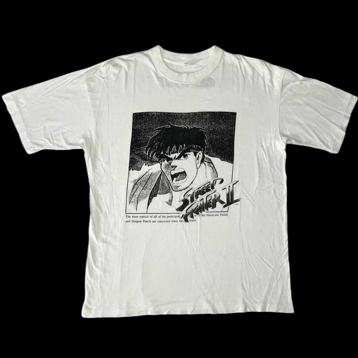 Vintage Vintage 90s Street Fighter 2 Ryu T-Shirt Capcom 1992 | Grailed