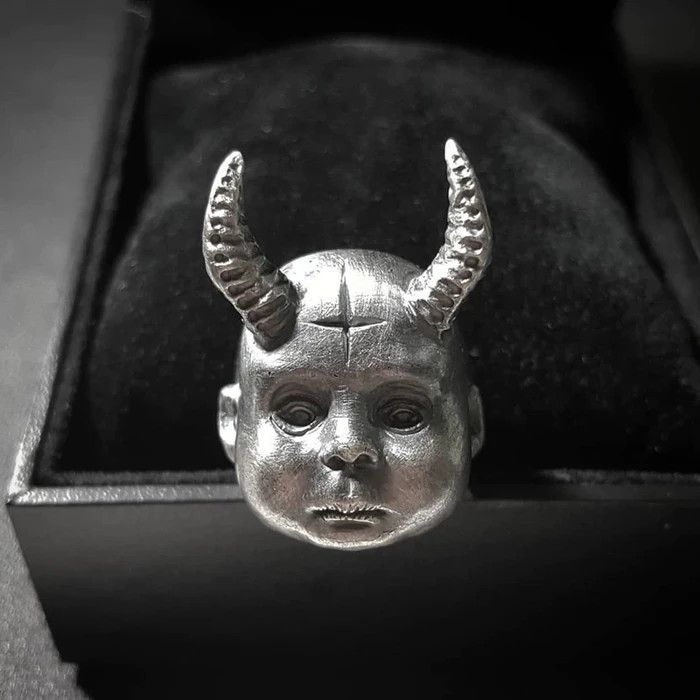 Jewelry Young Demon Ring Gothic Cross Devil Rings | Grailed