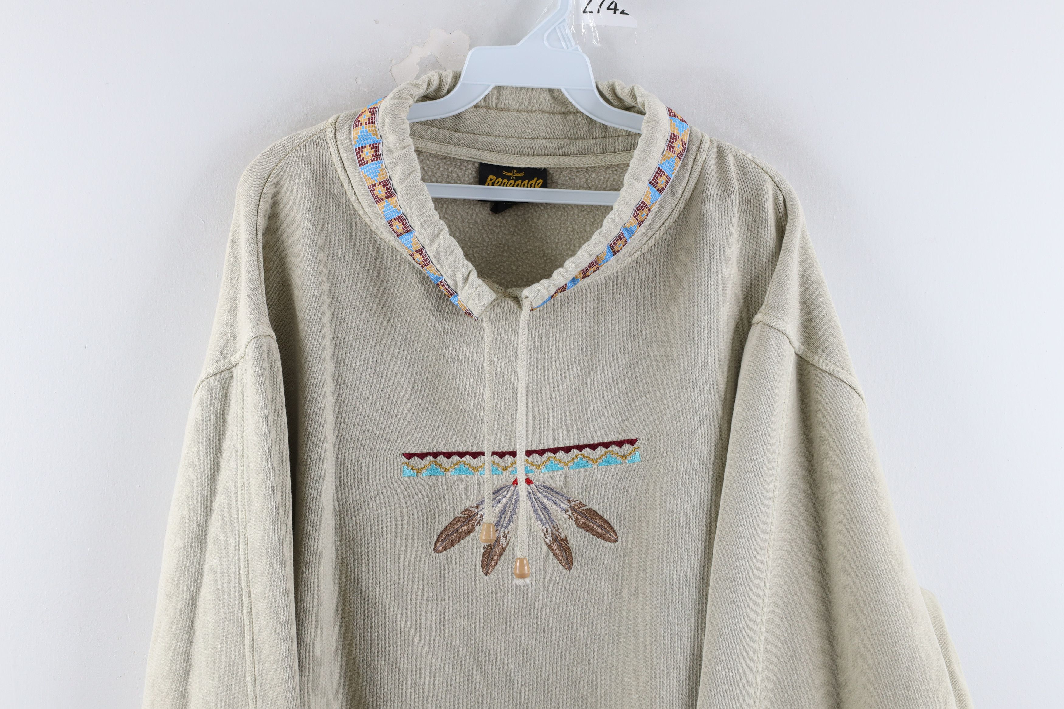 Other Vintage 90s Streetwear Southwestern Pullover Sweatshirt Size US XL / EU 56 / 4 - 2 Thumbnail