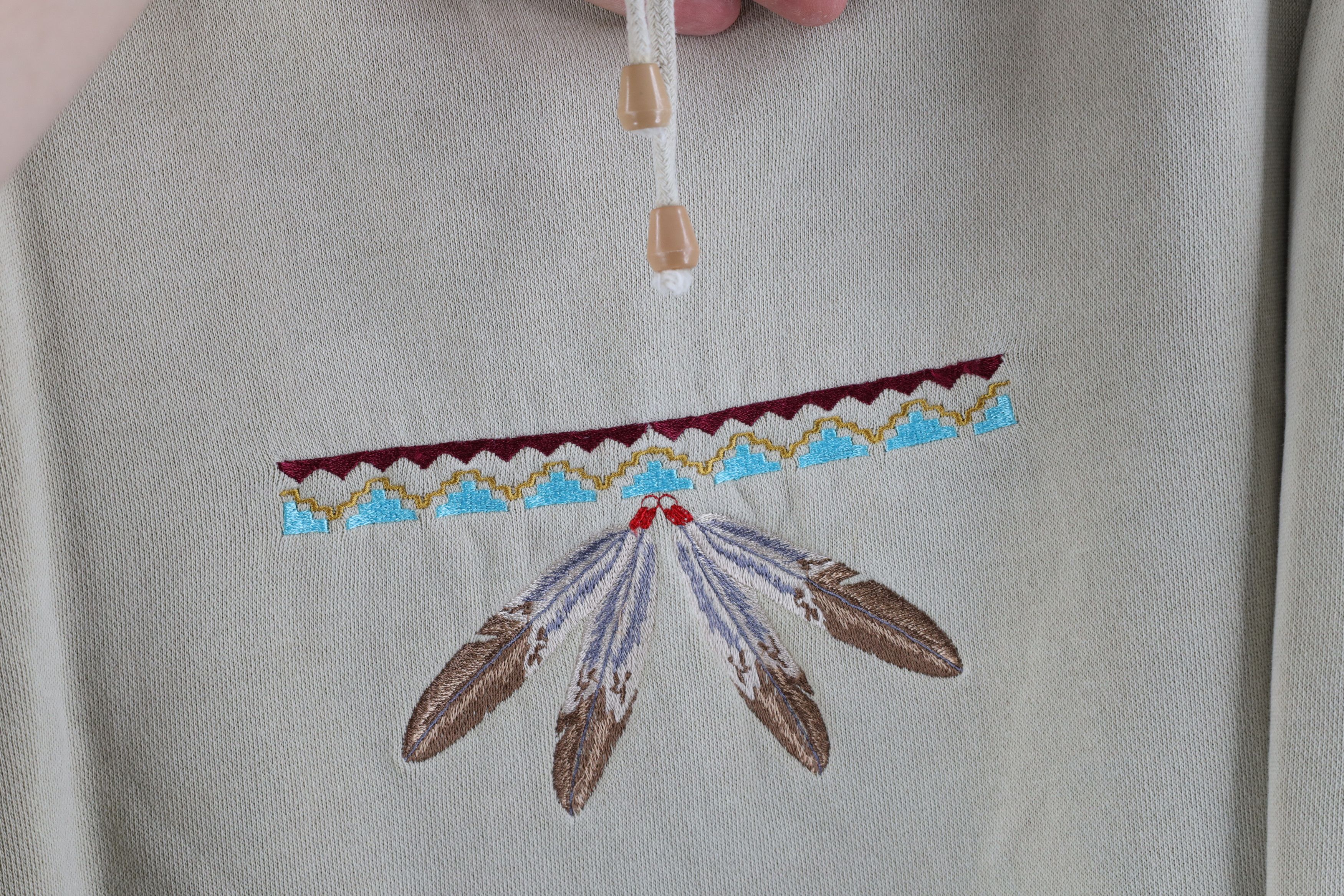 Other Vintage 90s Streetwear Southwestern Pullover Sweatshirt Size US XL / EU 56 / 4 - 4 Thumbnail